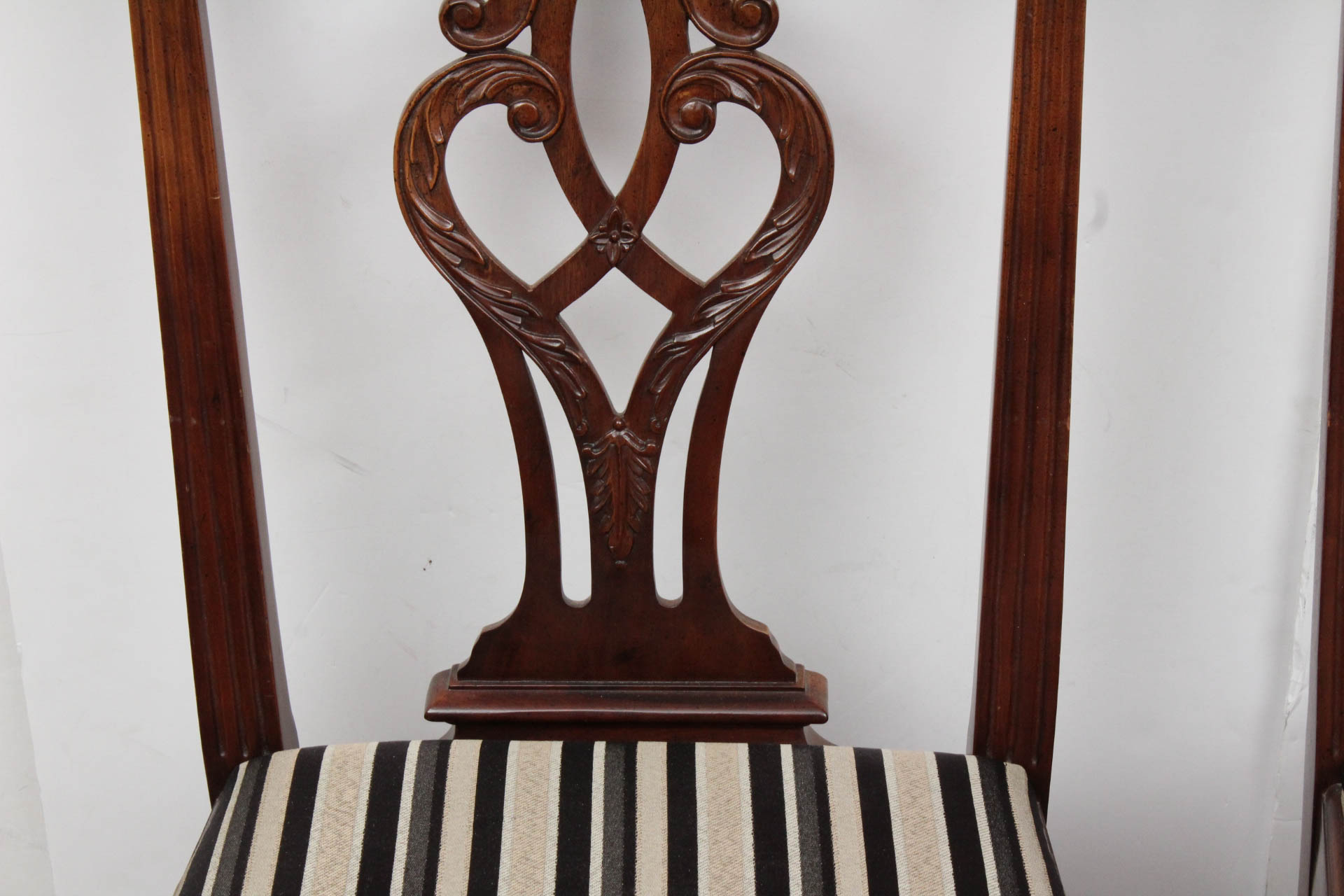 Set of Eight Chippendale Style Dining Chairs by Henredon