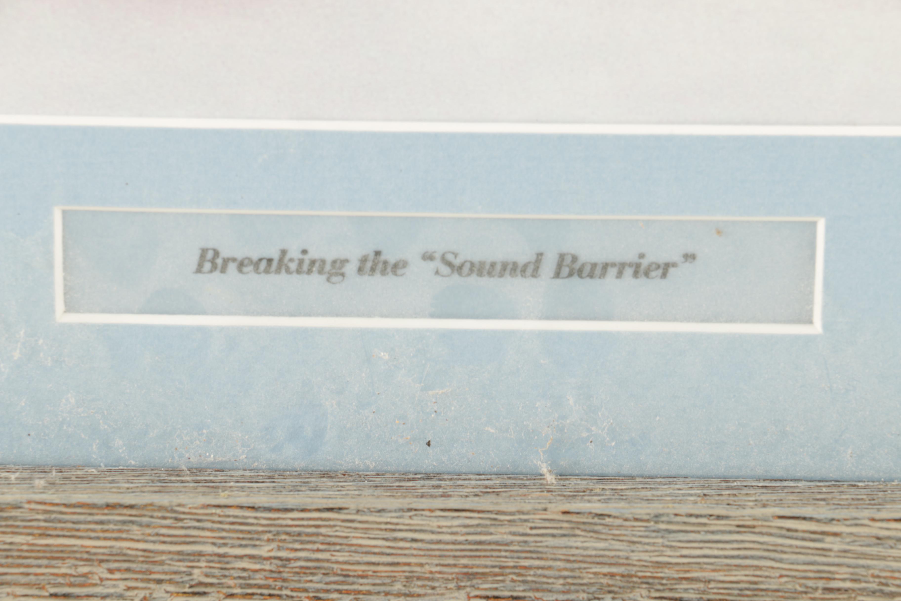 Reproduction Print on Paper "Breaking the "Sound Barrier""
