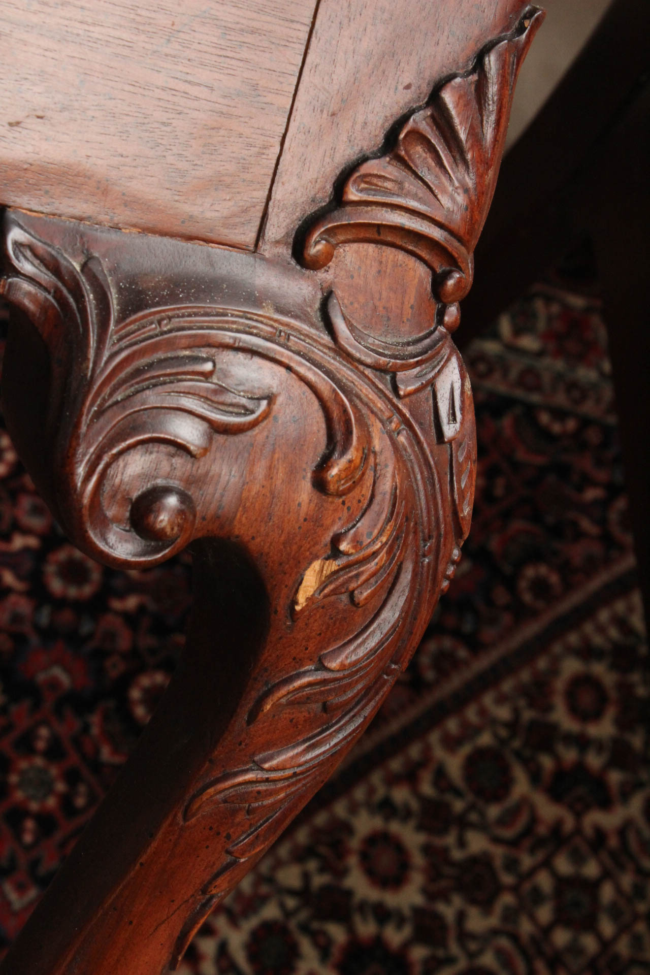 Set of Eight Chippendale Style Dining Chairs by Henredon