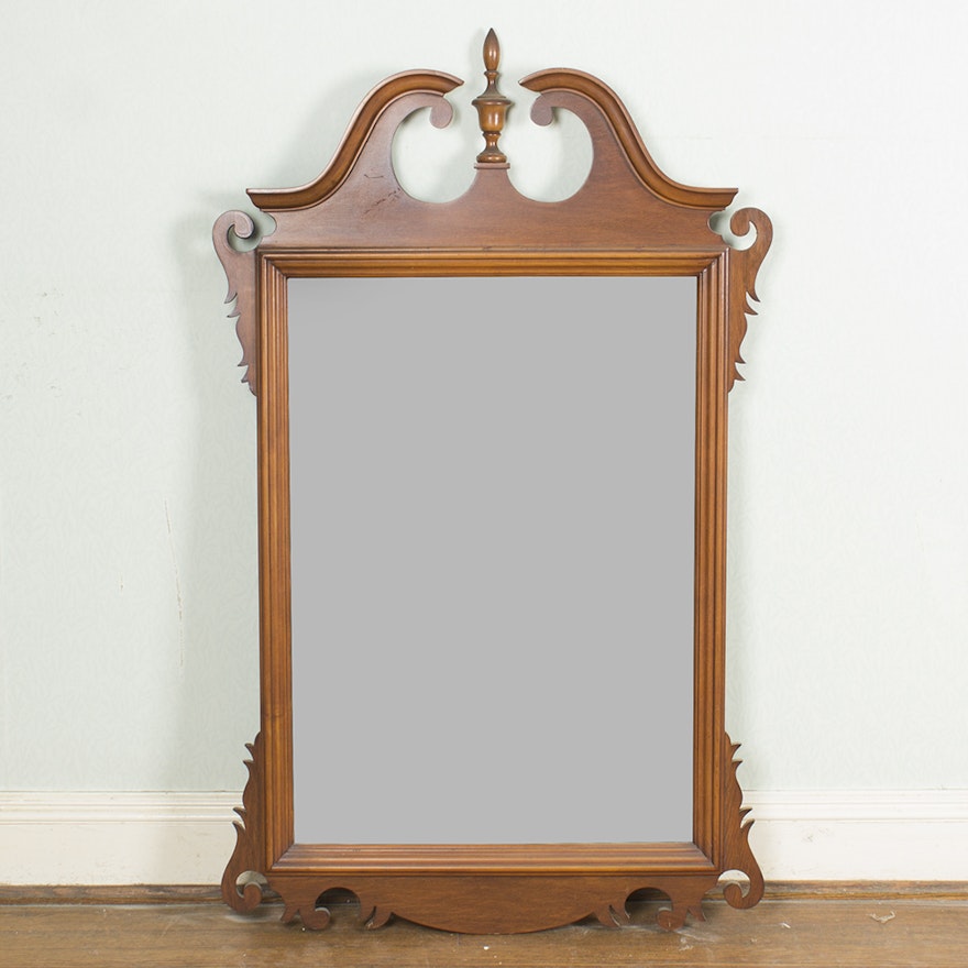 Antique Chippendale Style Wall Mirror