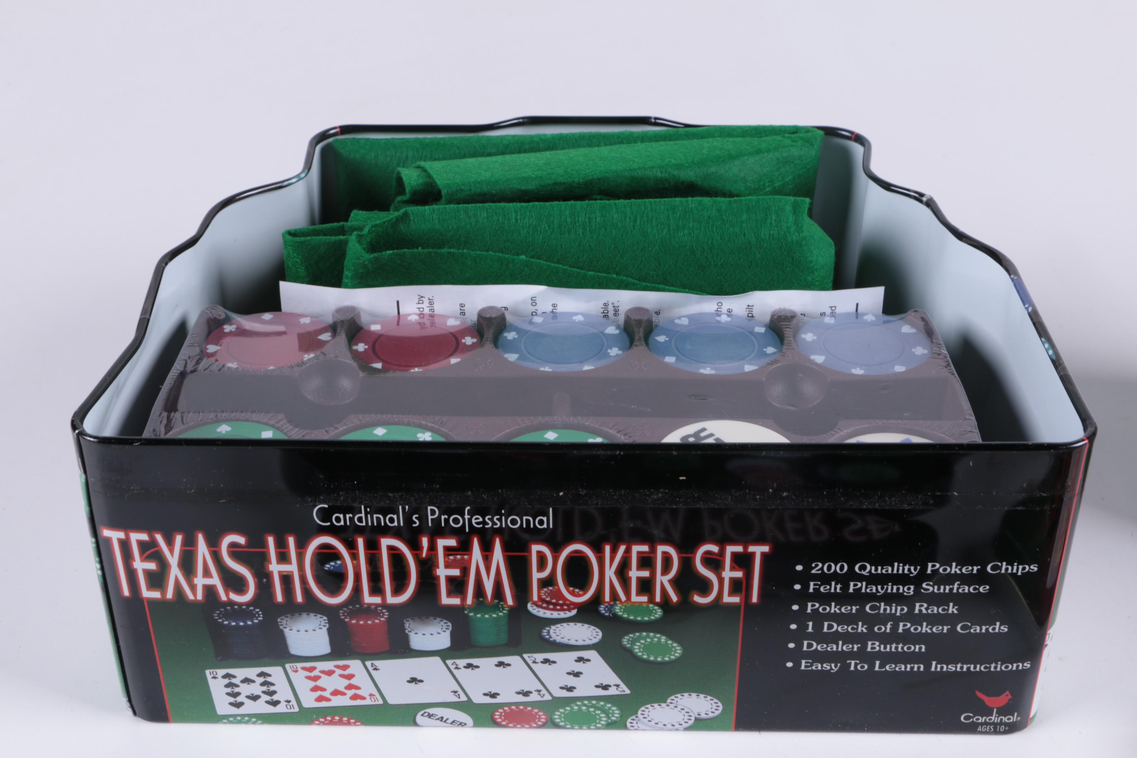Texas Hold'em and Casino Style Poker Sets