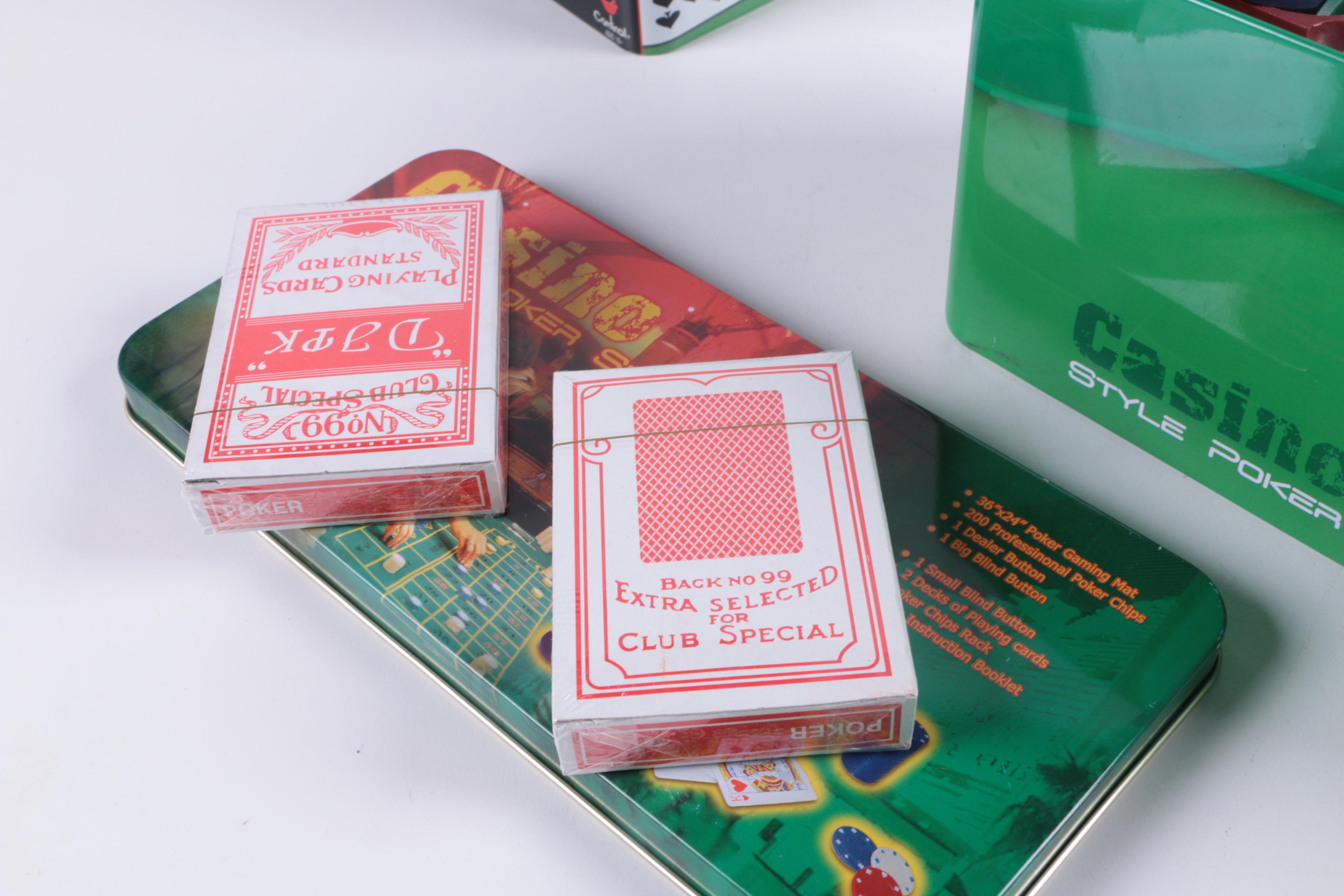 Texas Hold'em and Casino Style Poker Sets