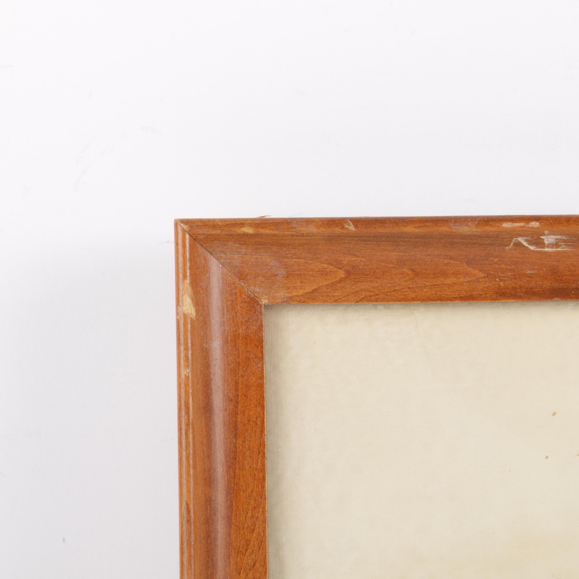 Doris Stovell Mid Century Watercolor and Gouache Landscape Painting on Paper