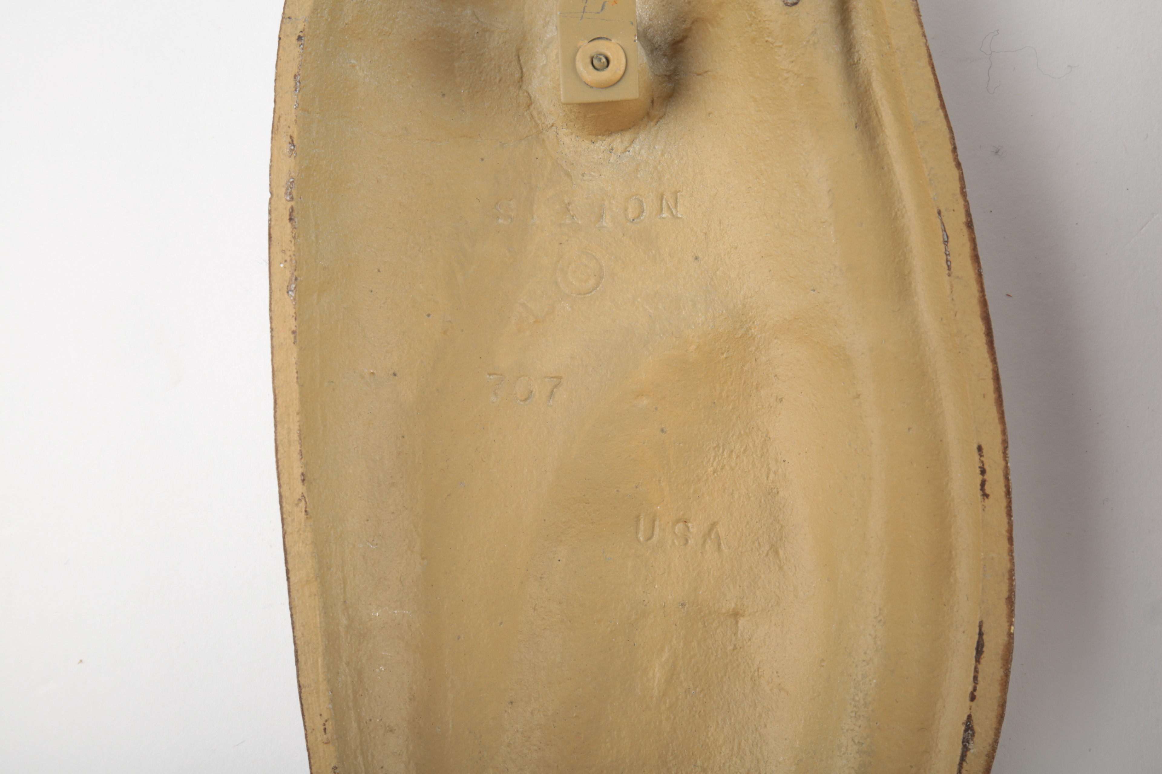 Mid Century Modern Cast Metal Siamese Cat Wall Hangings by Sexton