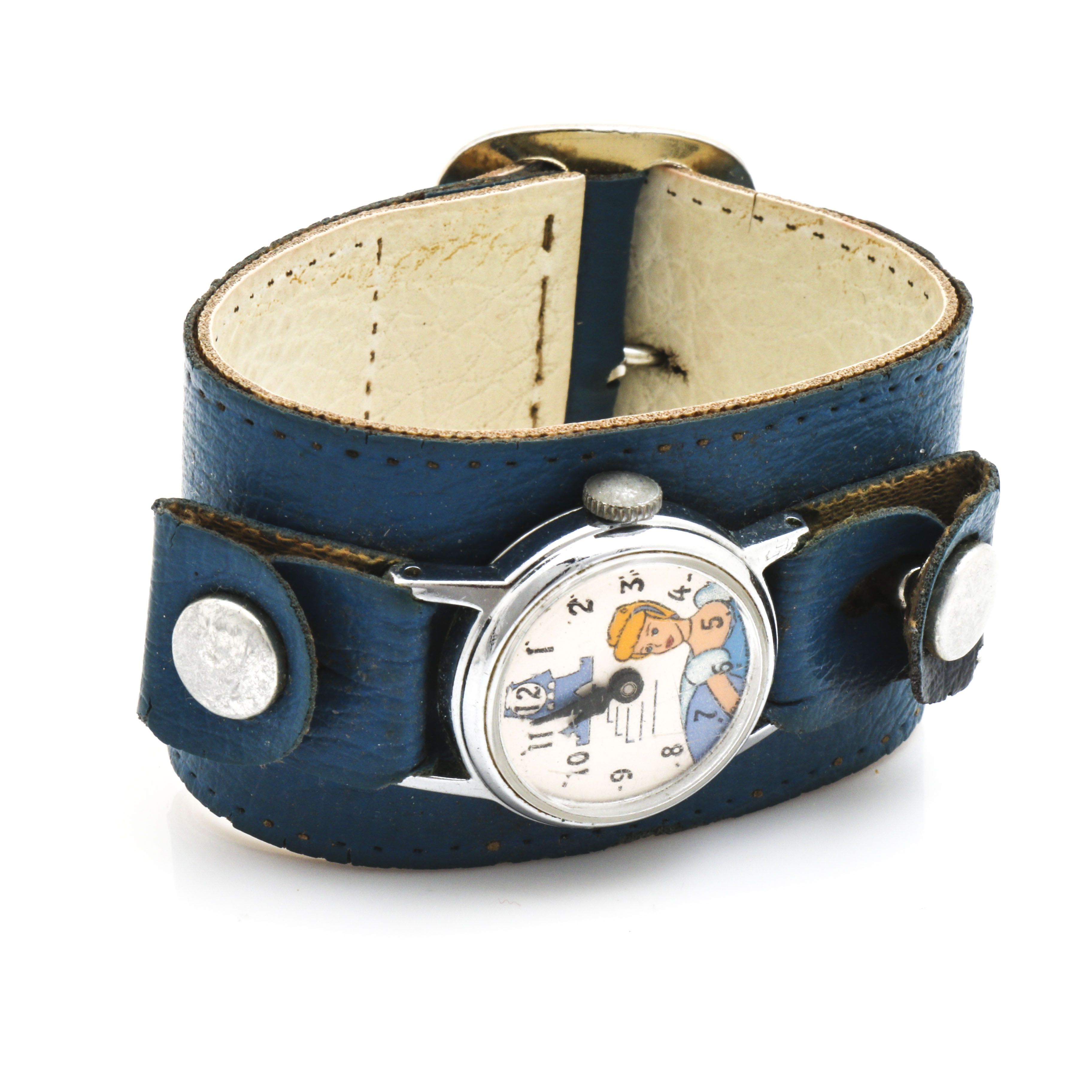 Vintage Disney Cinderella Bund Leather Watch