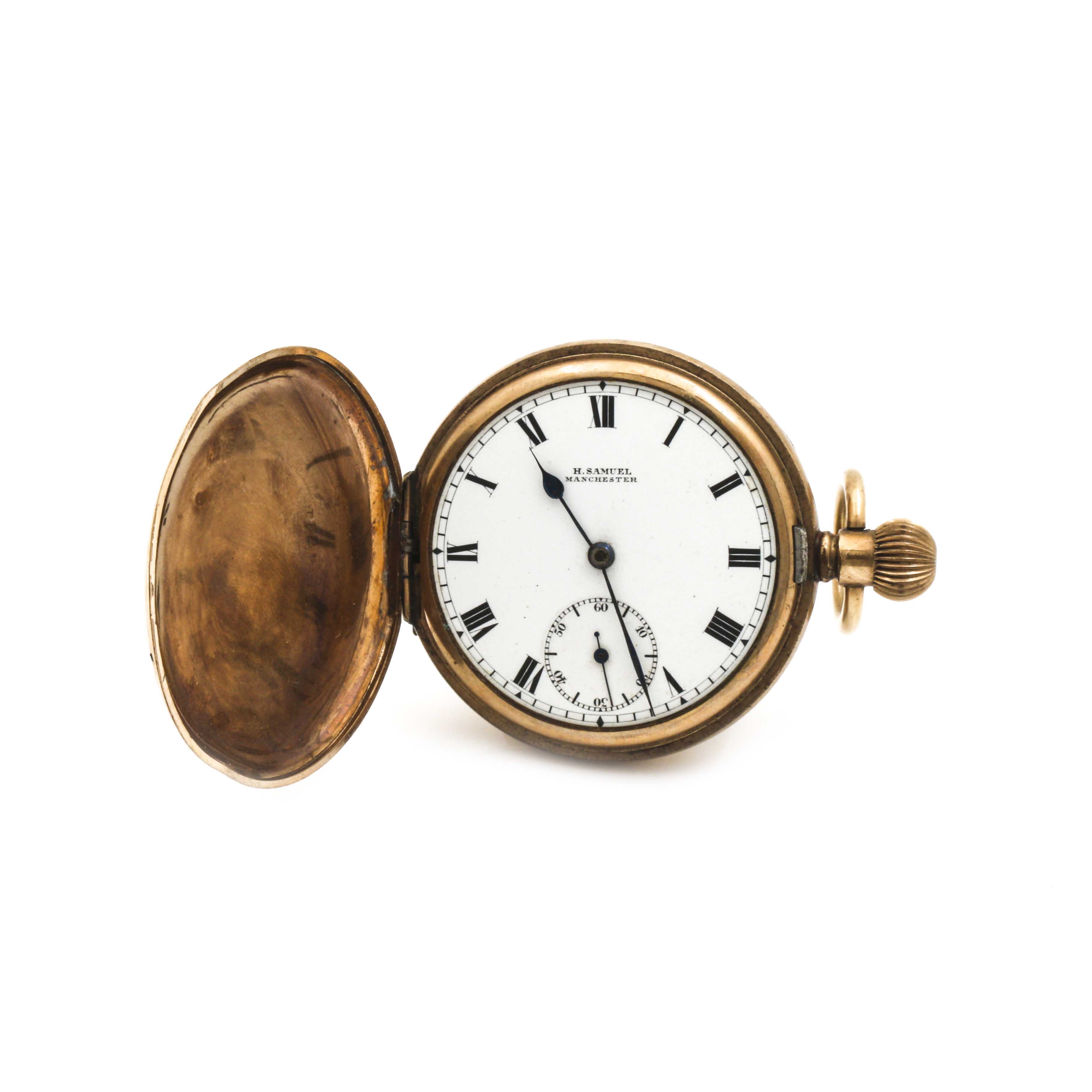 H. Samuel Manchester Gold Filled Pocket Watch