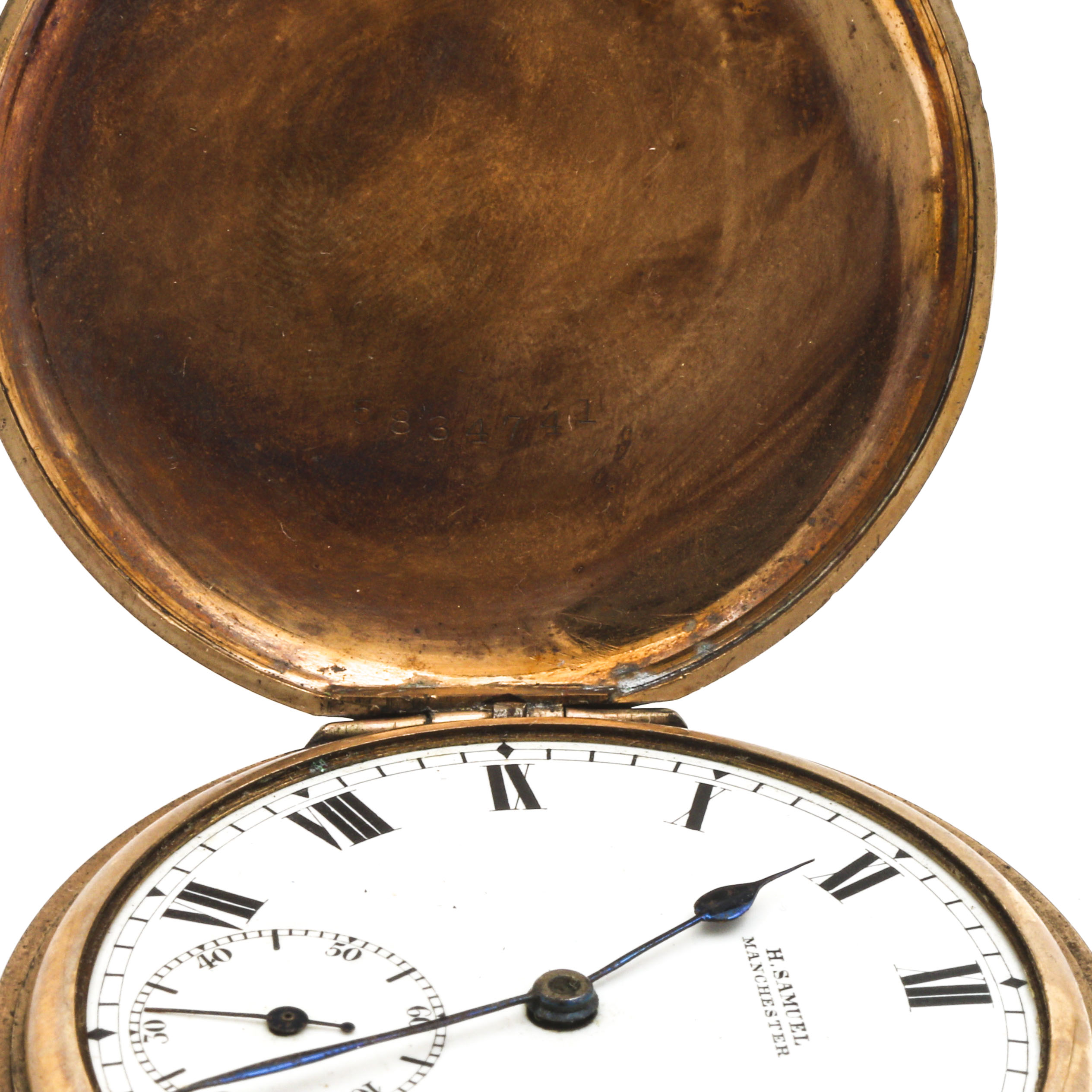 H. Samuel Manchester Gold Filled Pocket Watch