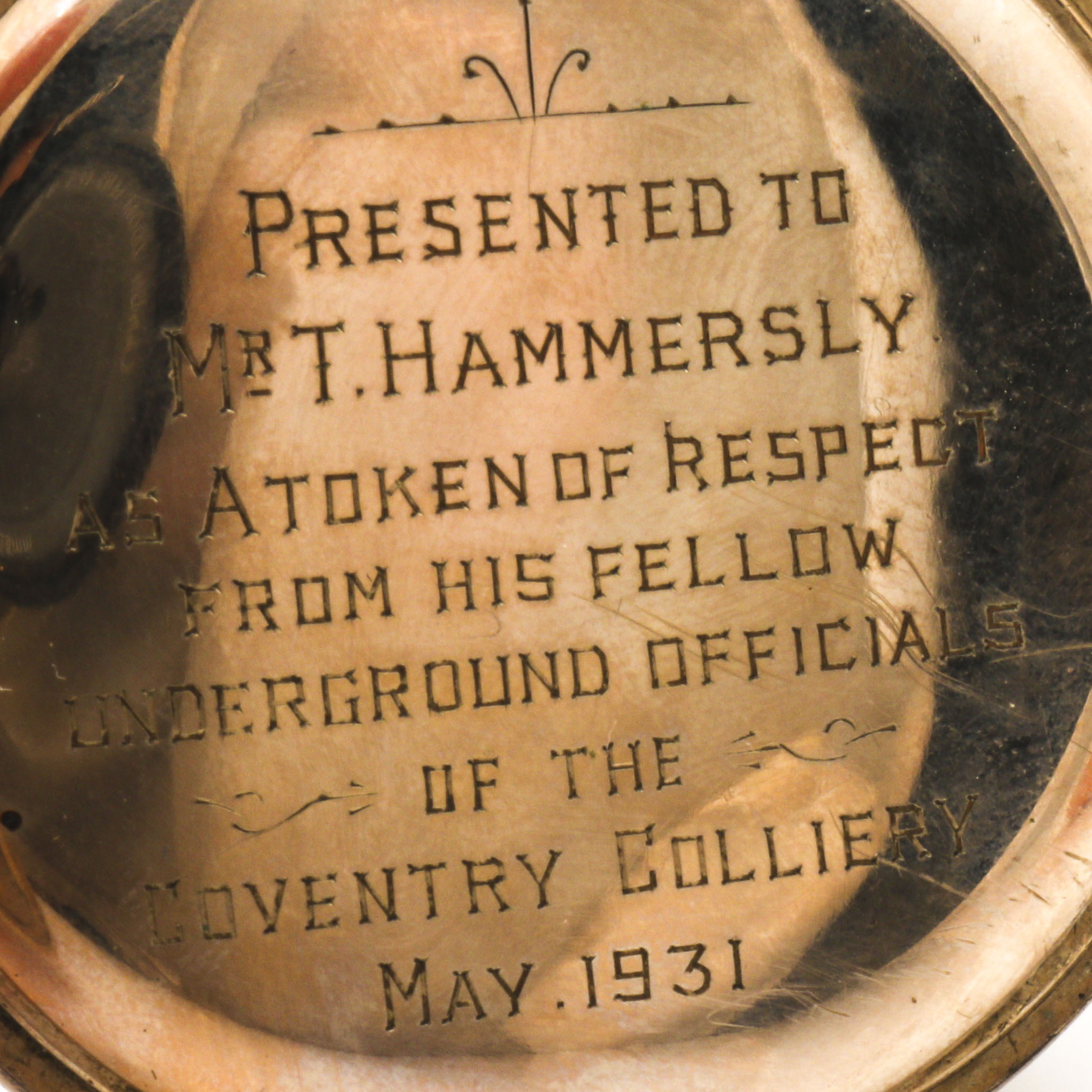 H. Samuel Manchester Gold Filled Pocket Watch