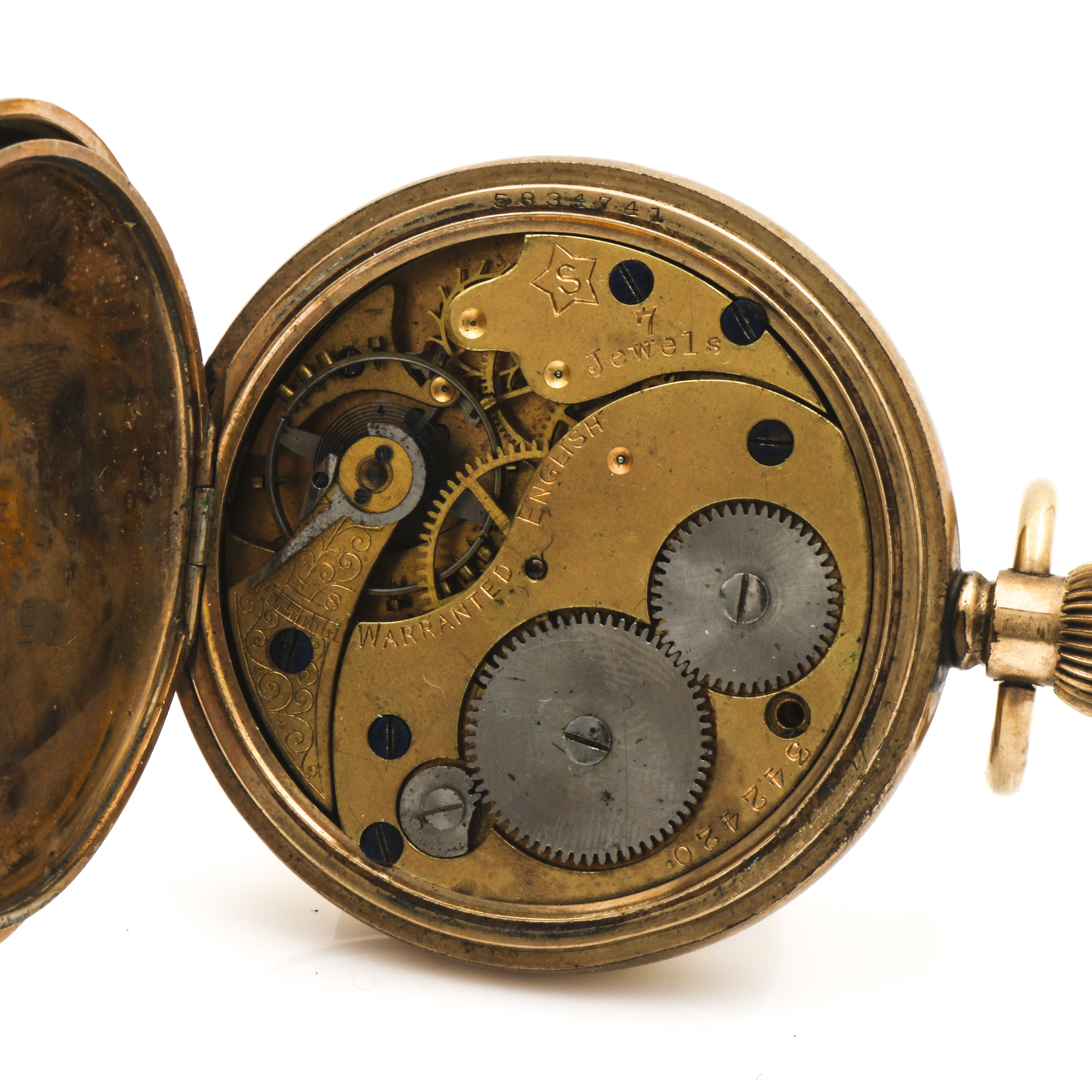 H. Samuel Manchester Gold Filled Pocket Watch