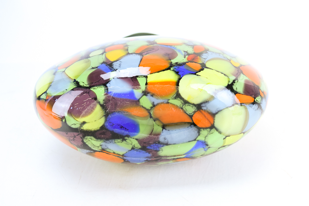 Makora Hand Blown Art Glass Vase