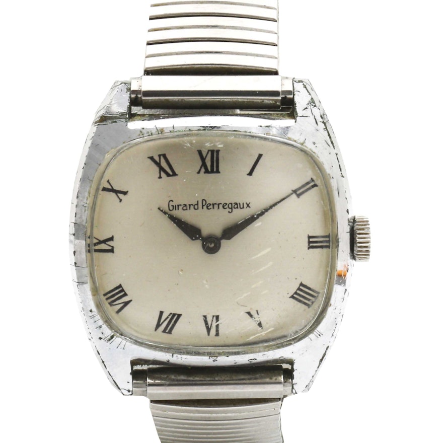 Girard Perregaux Stainless Steel Wristwatch