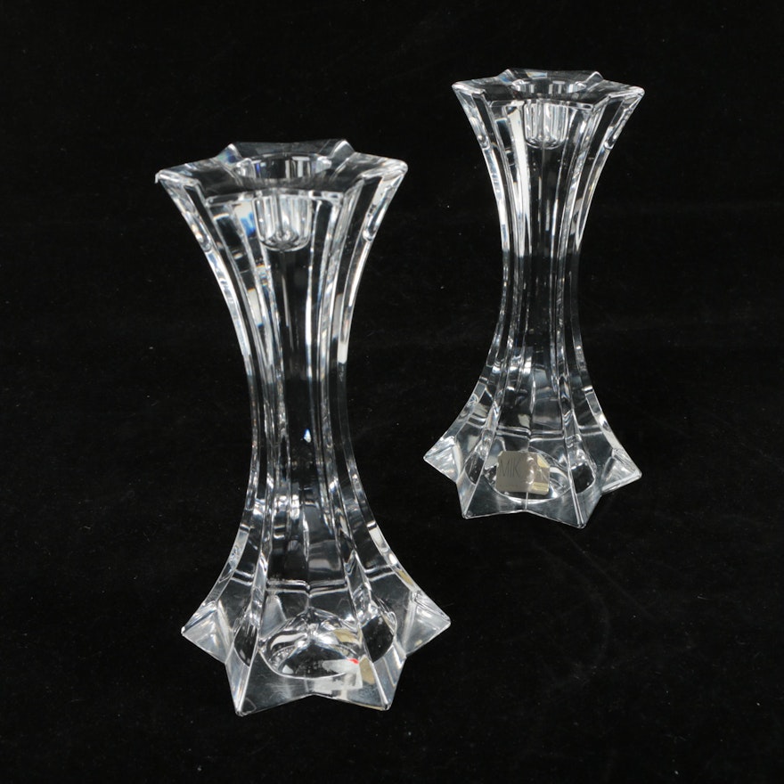 Mikasa Crystal Candlesticks