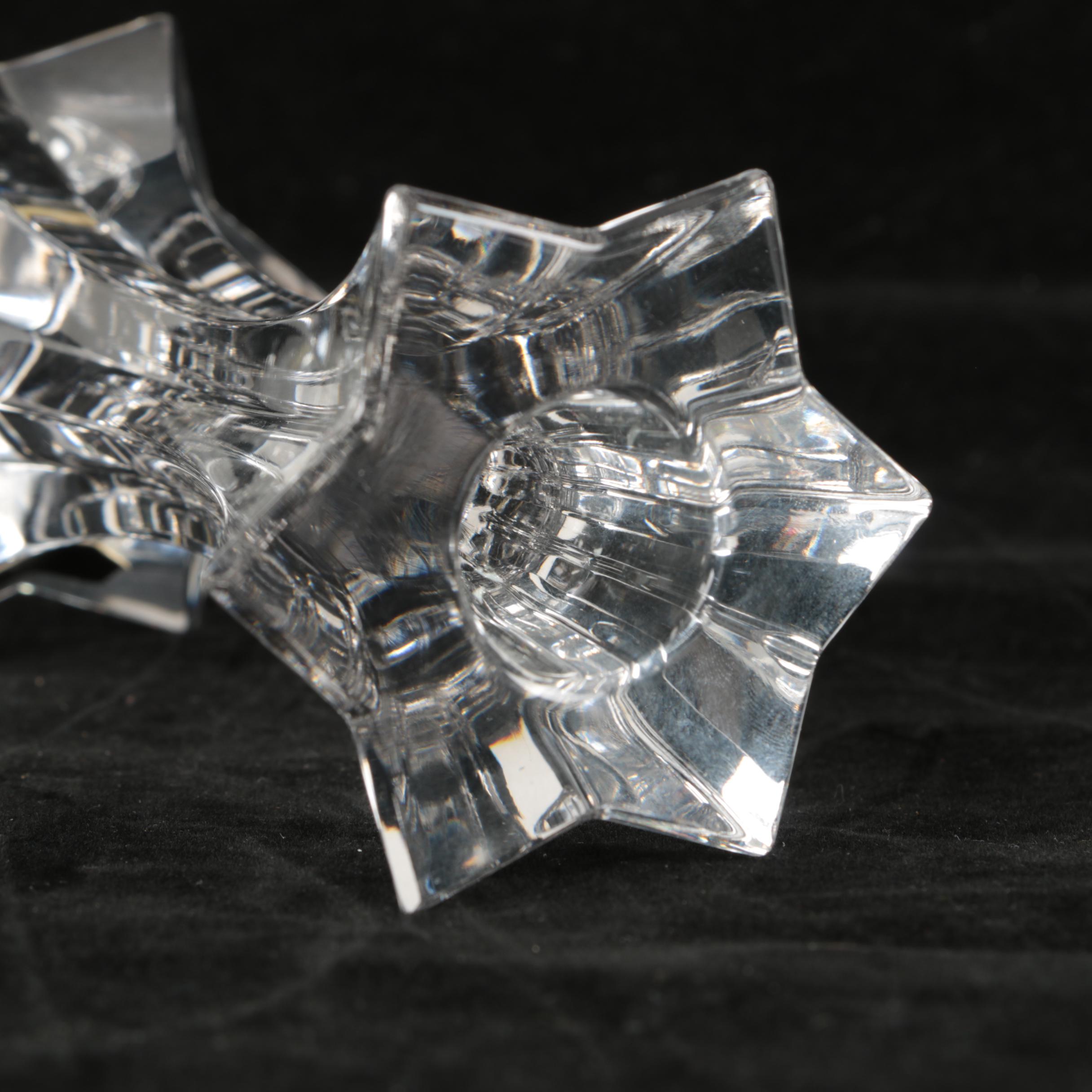 Mikasa Crystal Candlesticks