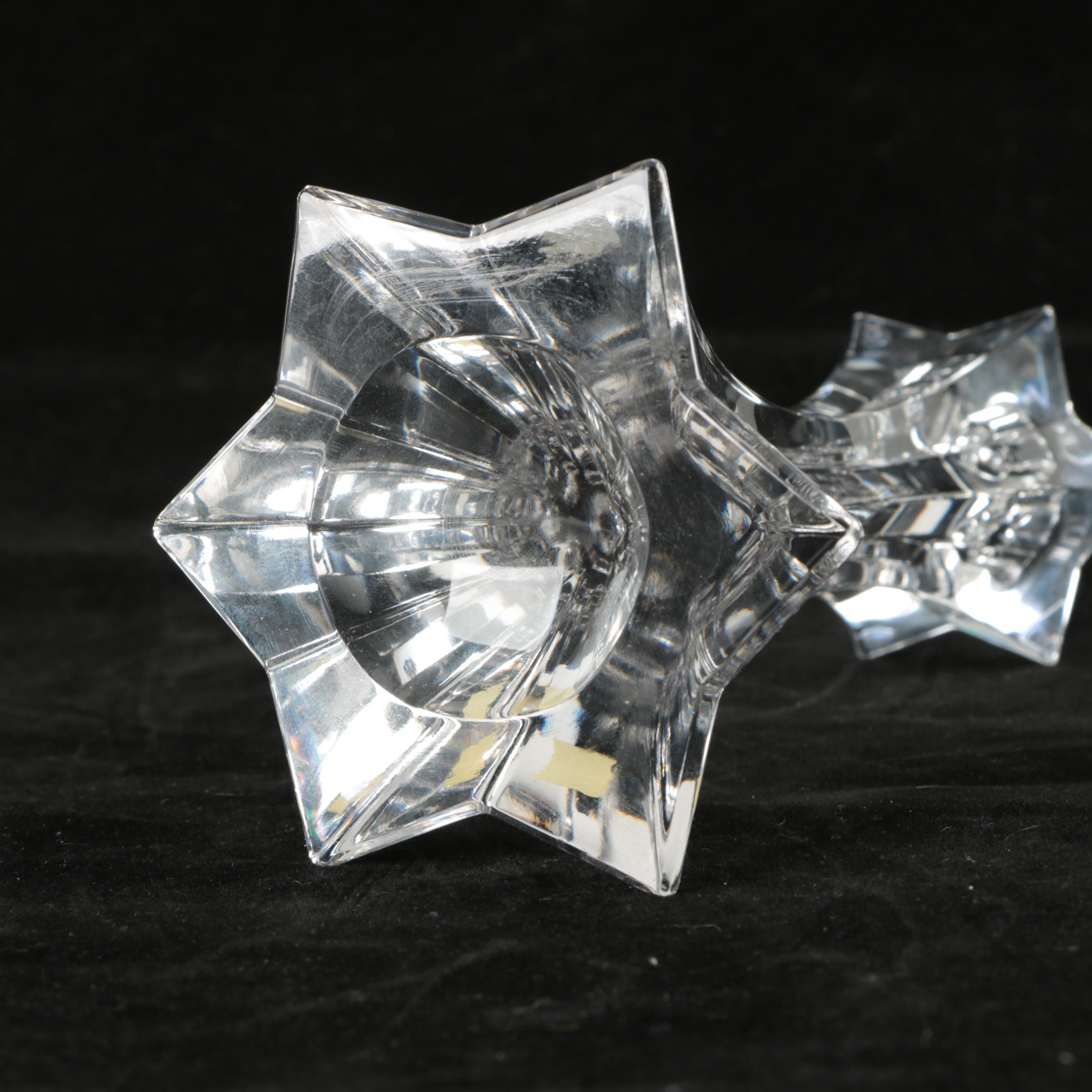 Mikasa Crystal Candlesticks