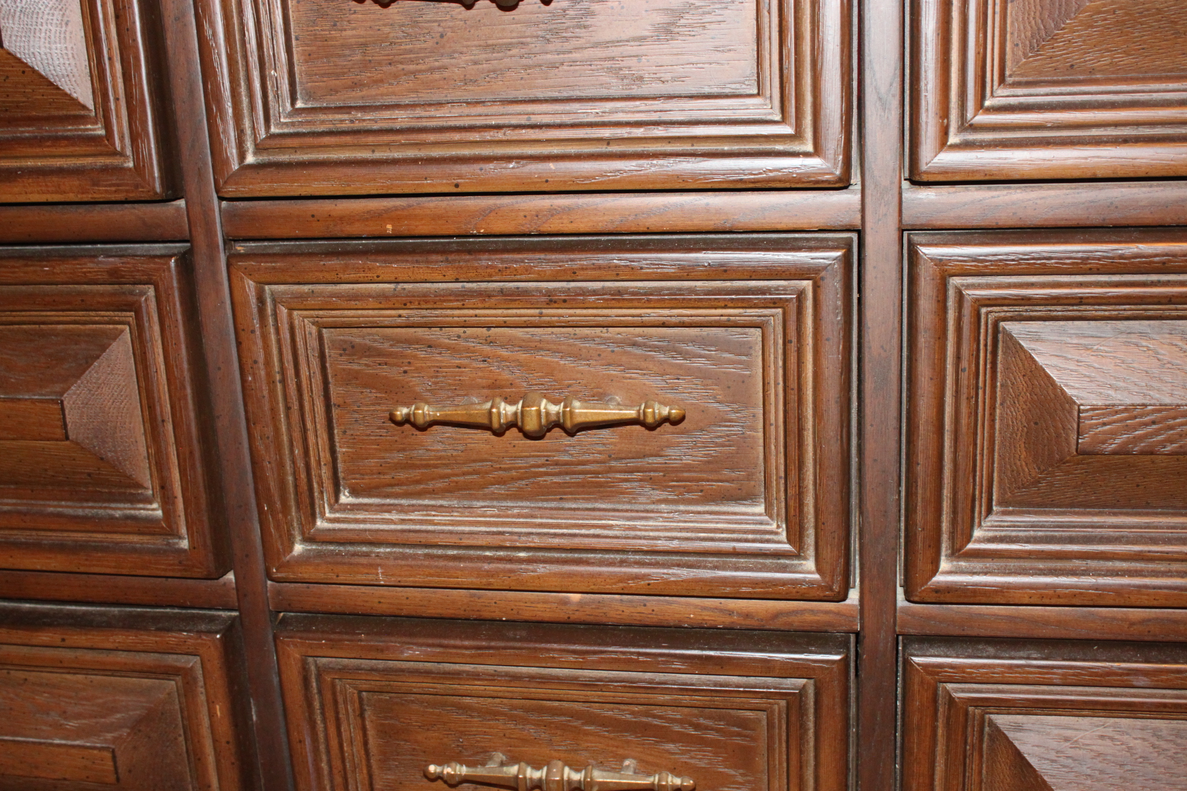 Vintage Dresser with Mirror by Bassett Furniture