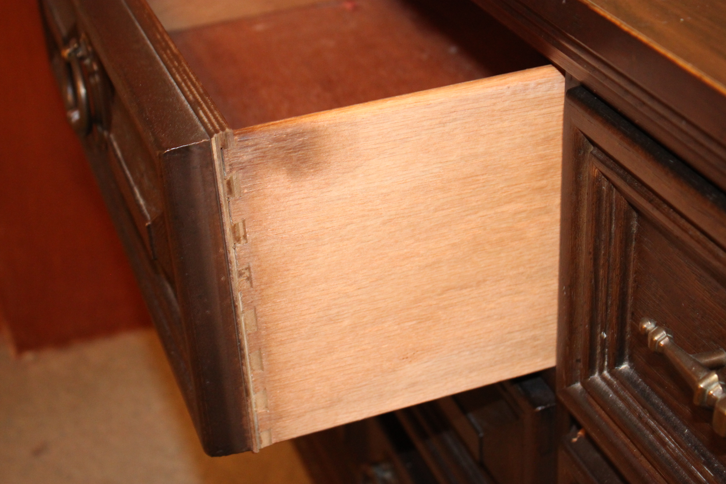 Vintage Dresser with Mirror by Bassett Furniture