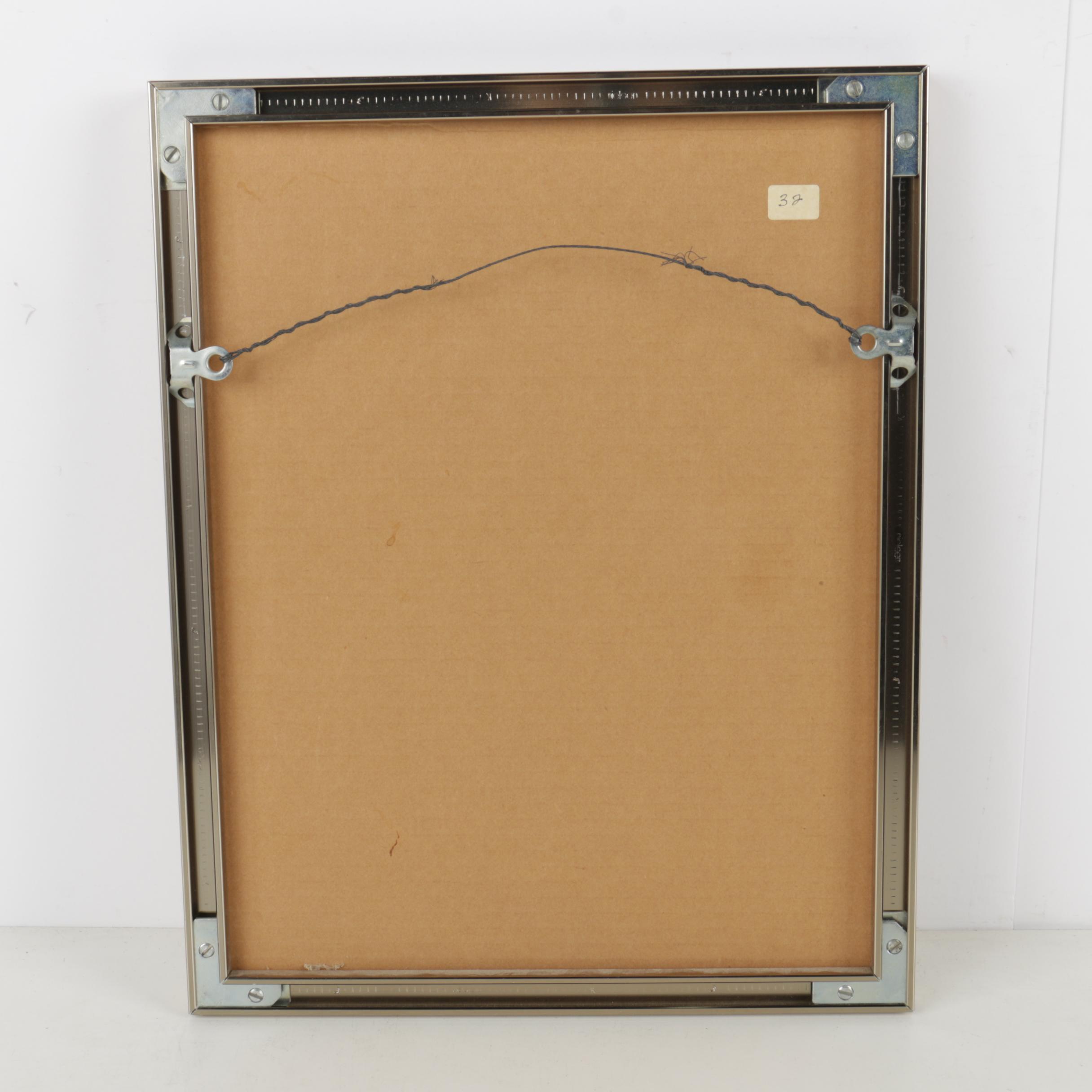 Charles Gatewood Pastel on Paper, Patrick Wadley Watercolor, and Signed Drawing