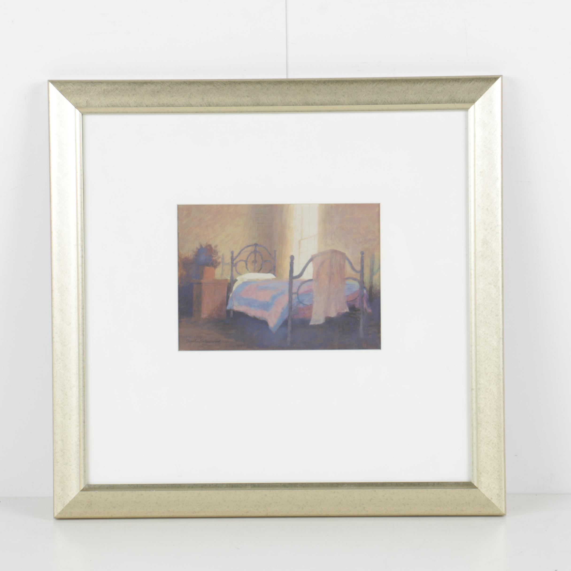 Charles Gatewood Pastel on Paper, Patrick Wadley Watercolor, and Signed Drawing