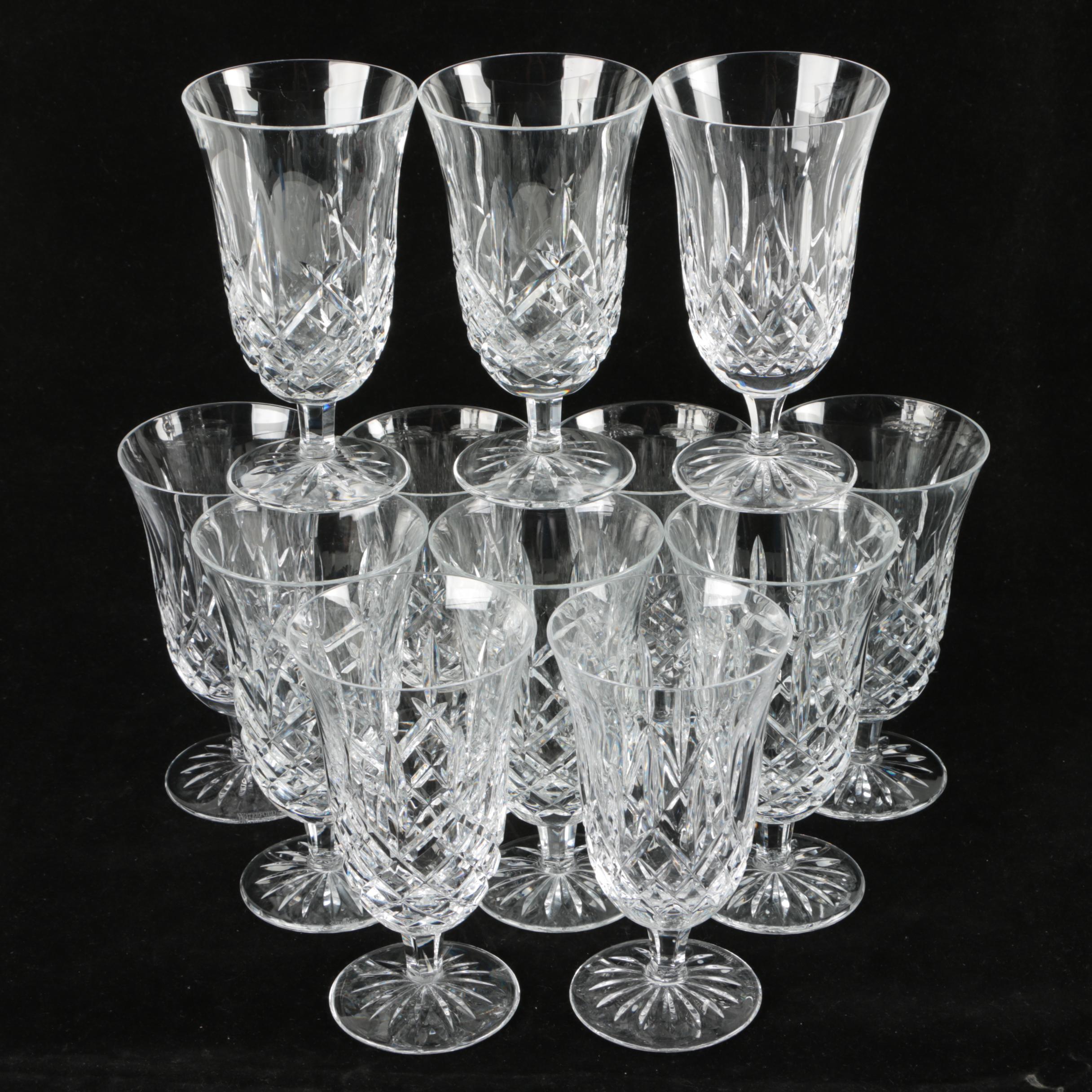 Collection of Waterford Crystal "Lismore" Iced Beverage Glasses
