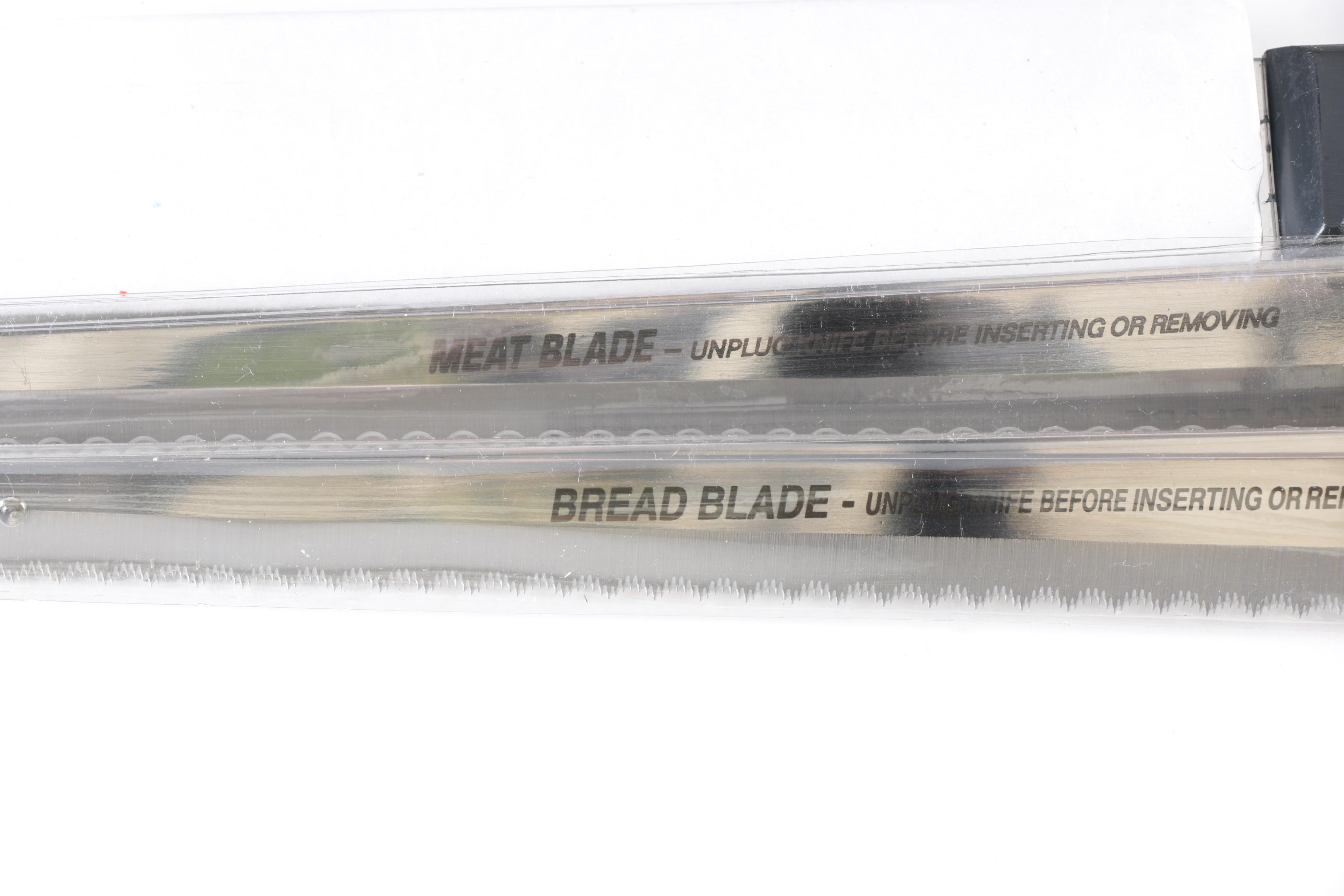 Krups Electric Slicer with Electric Carving Set and  Other Knives