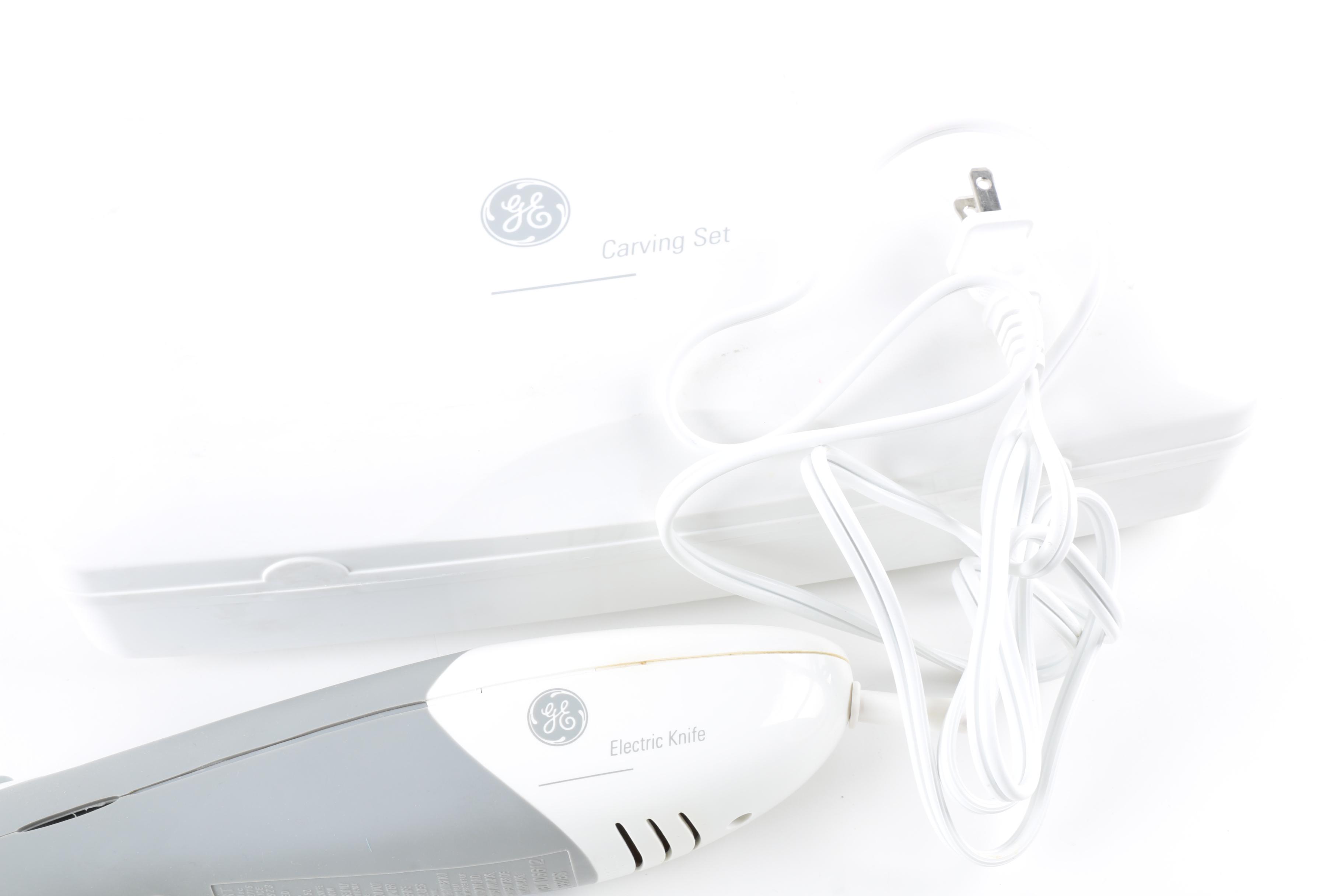 Krups Electric Slicer with Electric Carving Set and  Other Knives