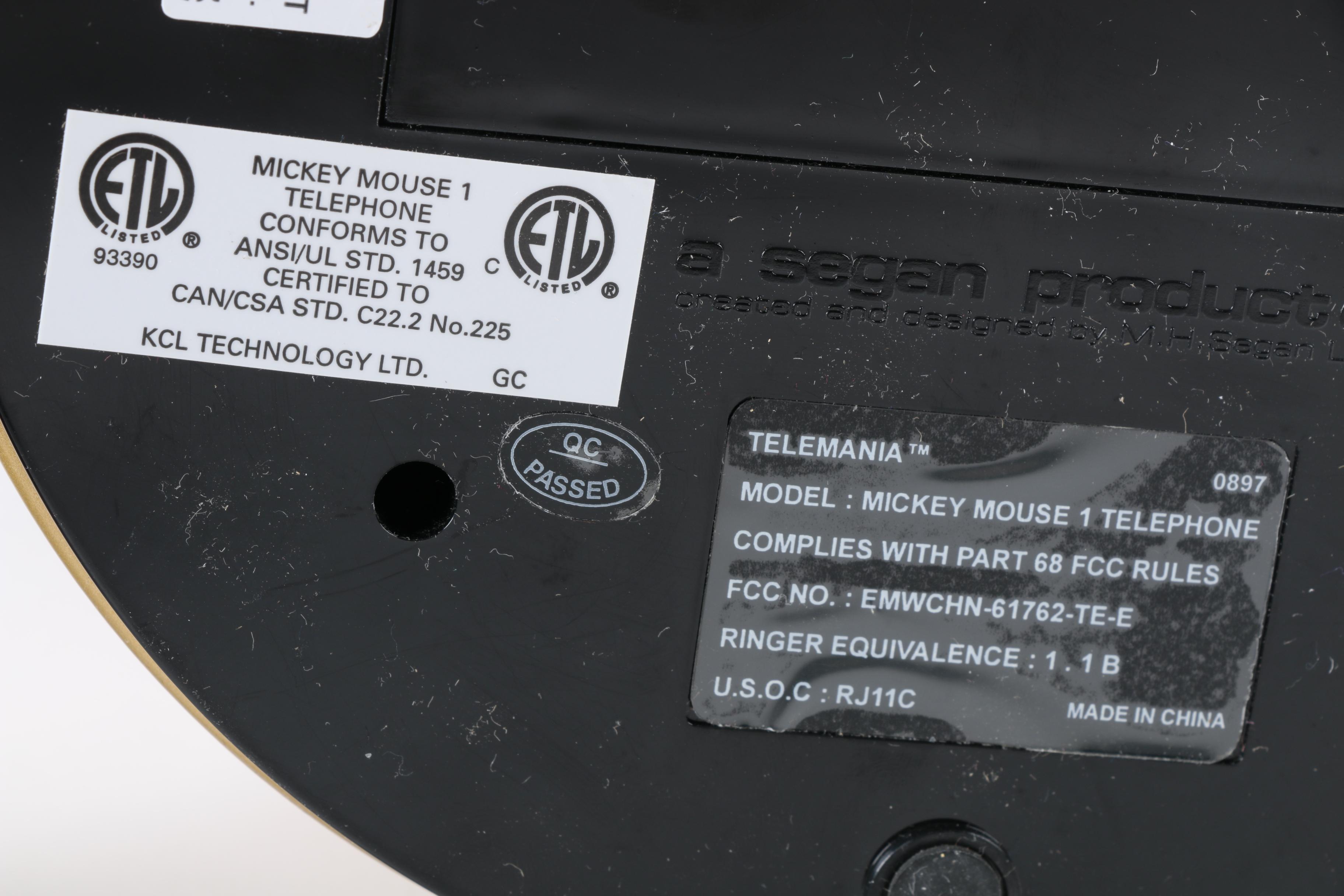 Mickey Mouse Telephone