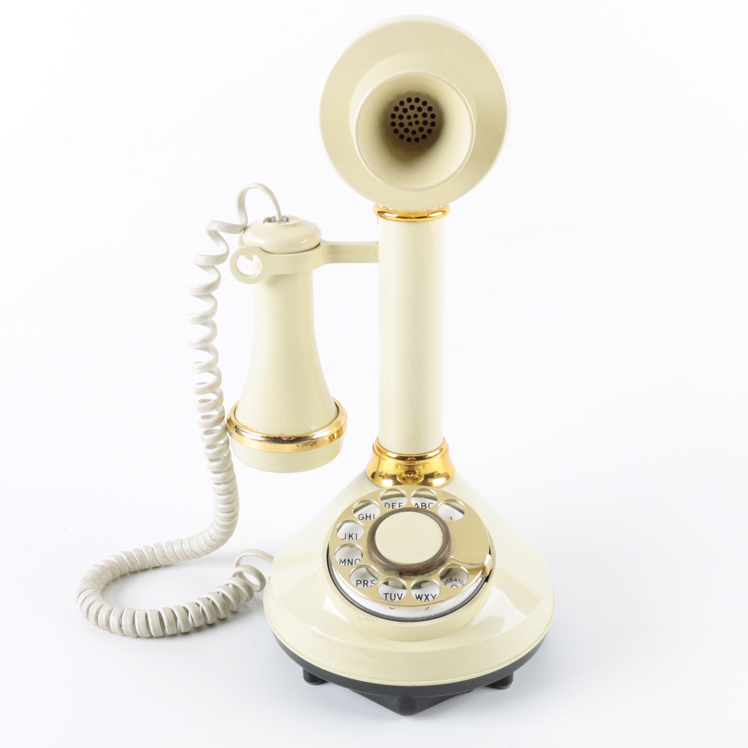 Vintage "Candlestick Telephone" by American Telecommunications Corp.