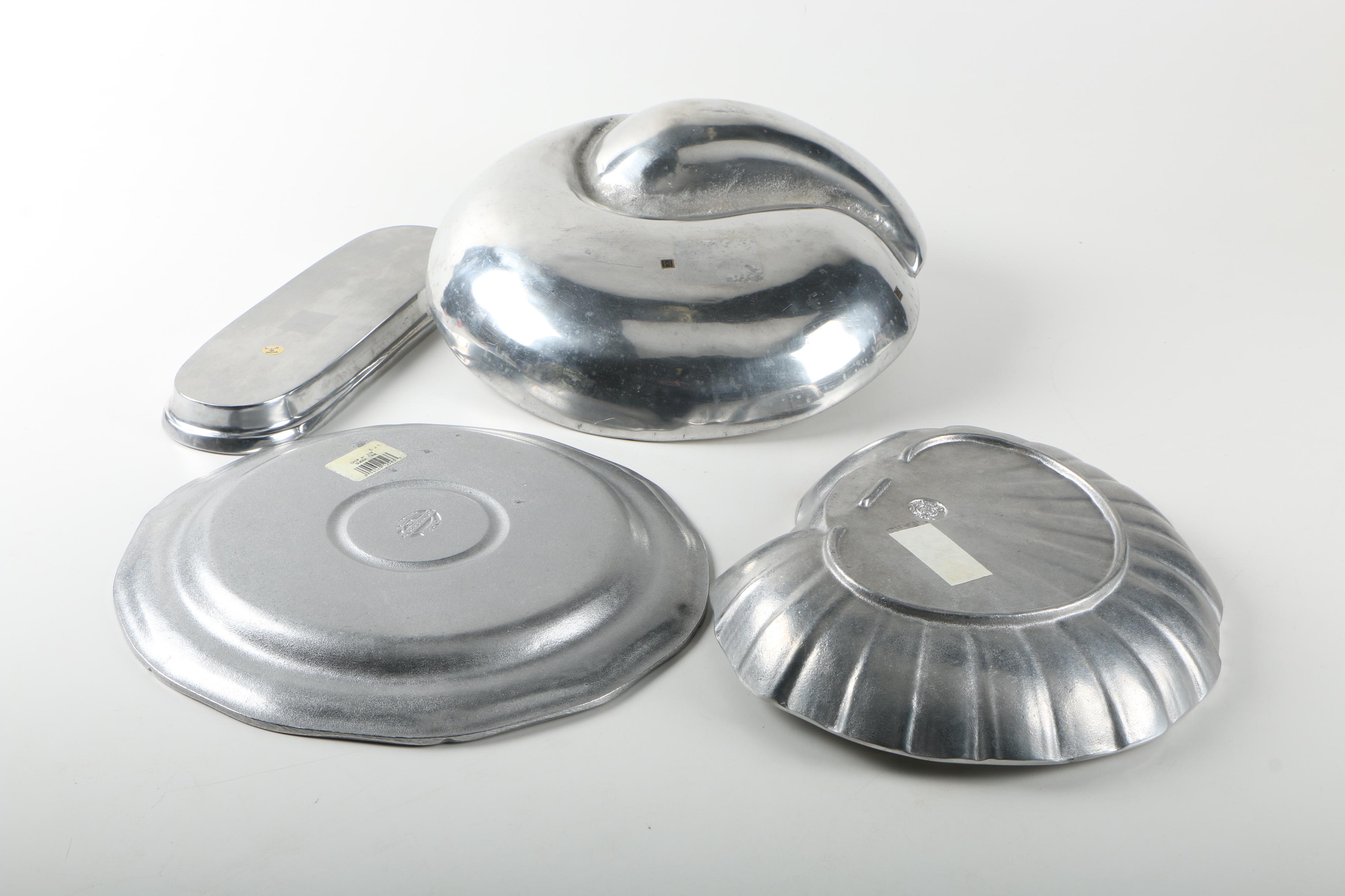 Wilton Armetale and Other Metal Serving Trays