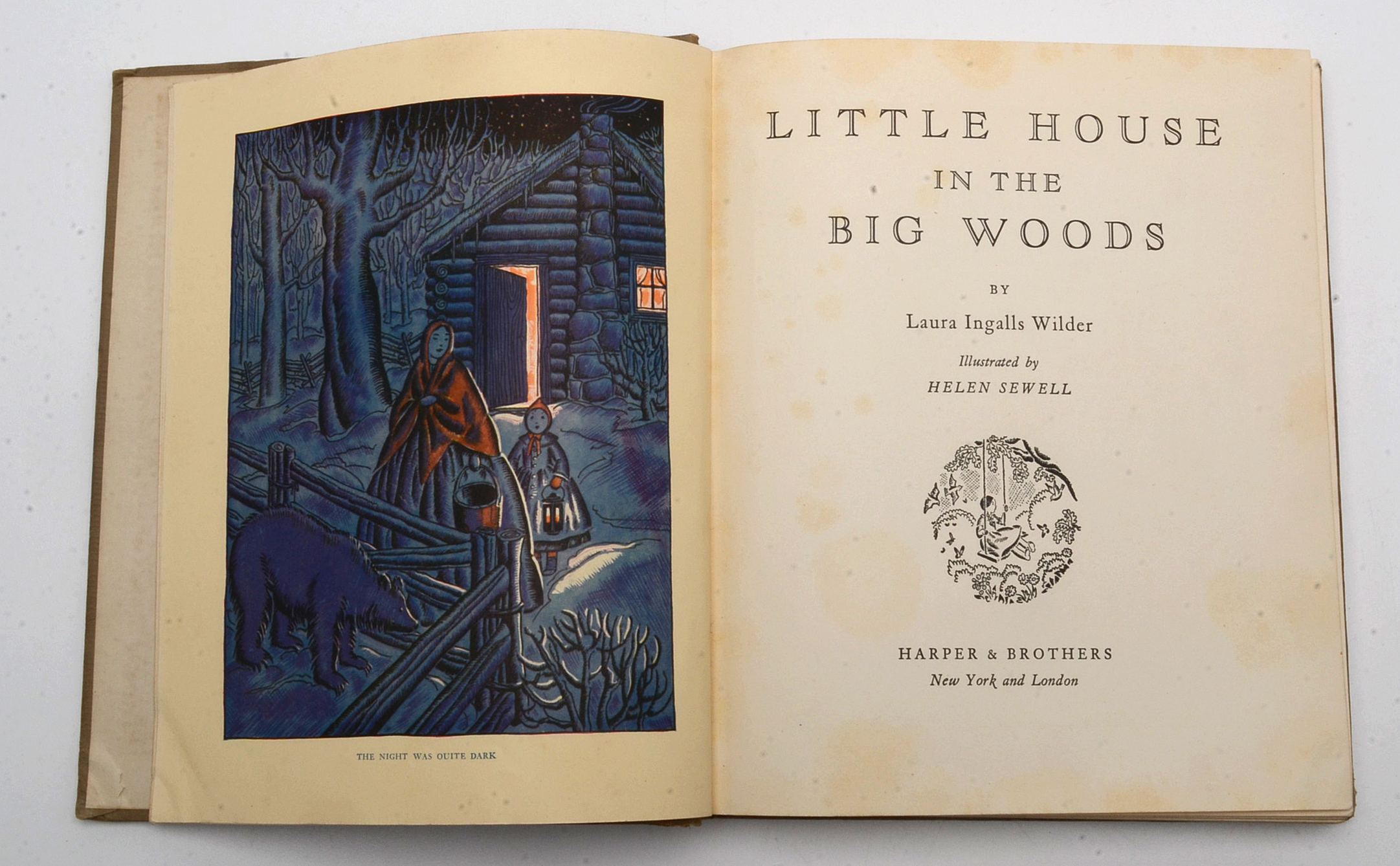1932 Edition of "Little House in the Big Woods" by Laura Ingalls Wilder