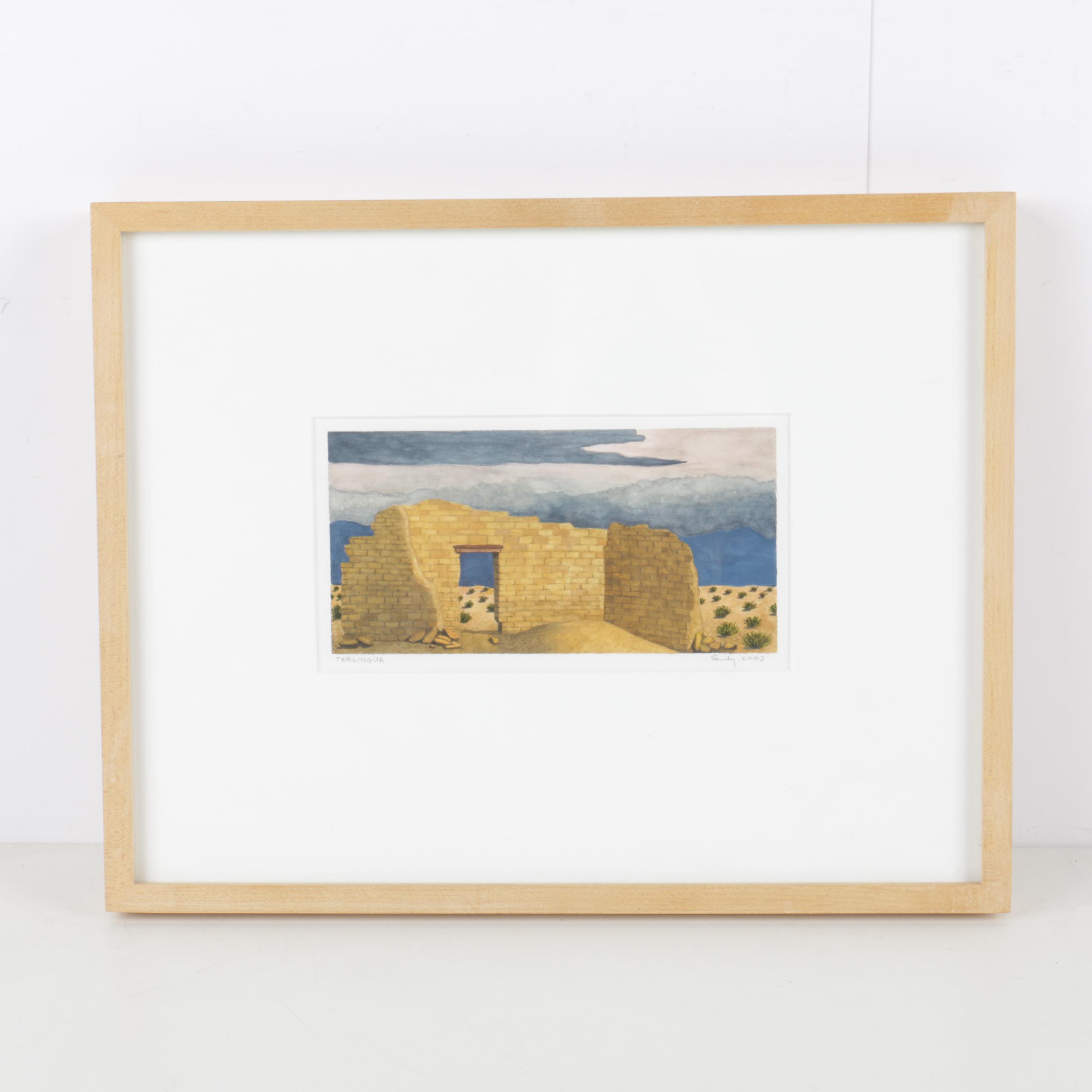 Two Gouache Paintings