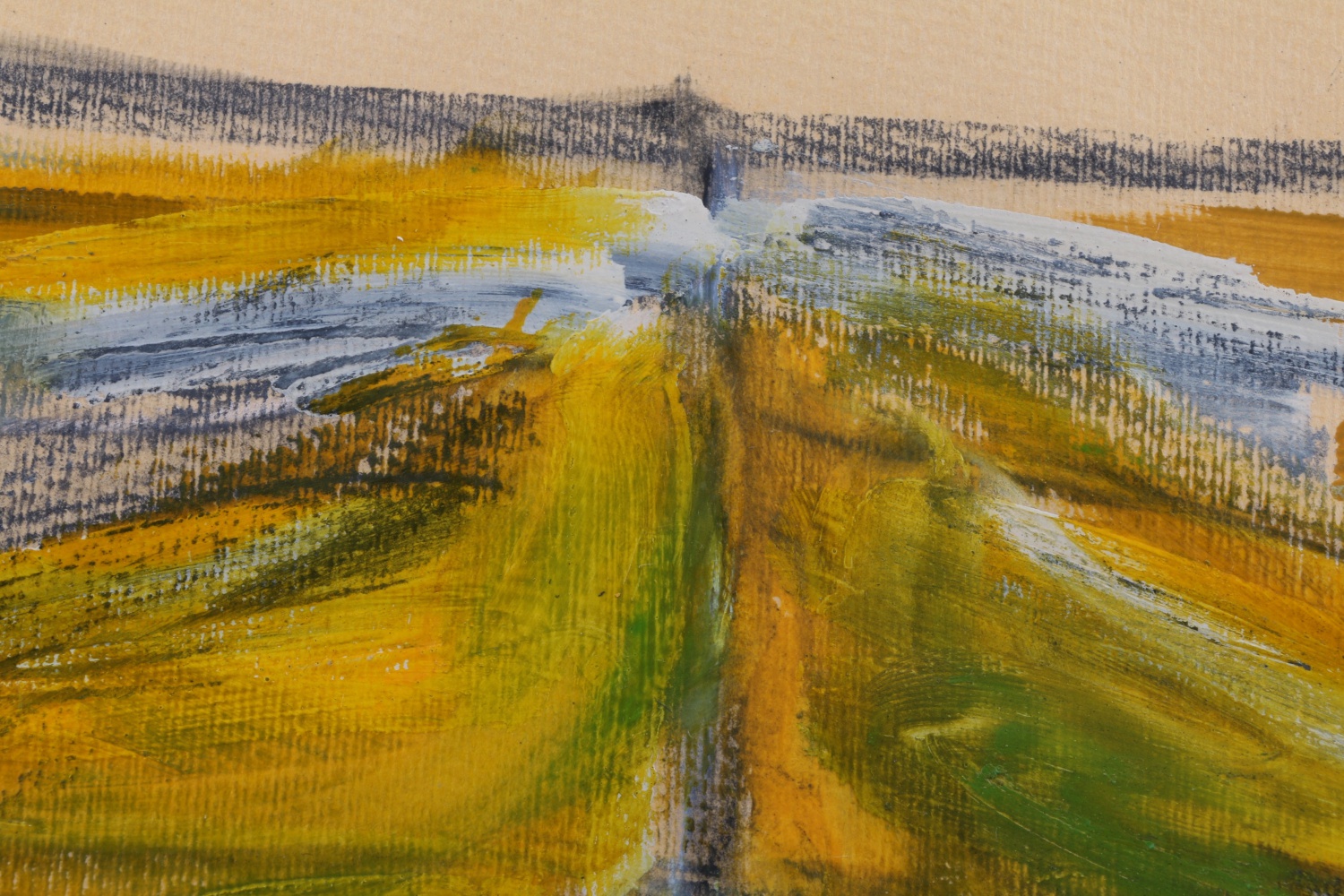 Tom Levine Charcoal, Graphite and Oil Pastel on Paper