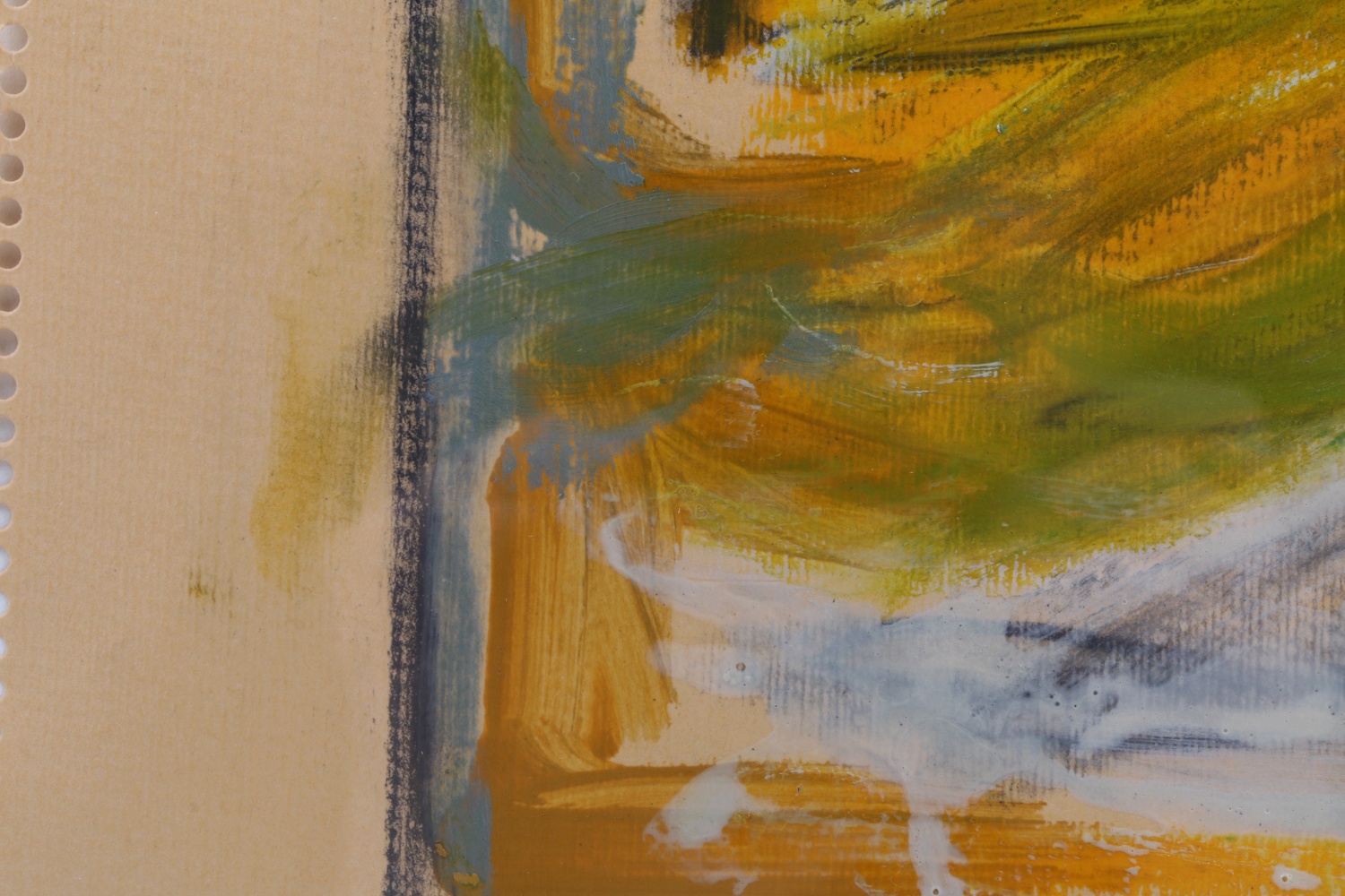 Tom Levine Charcoal, Graphite and Oil Pastel on Paper