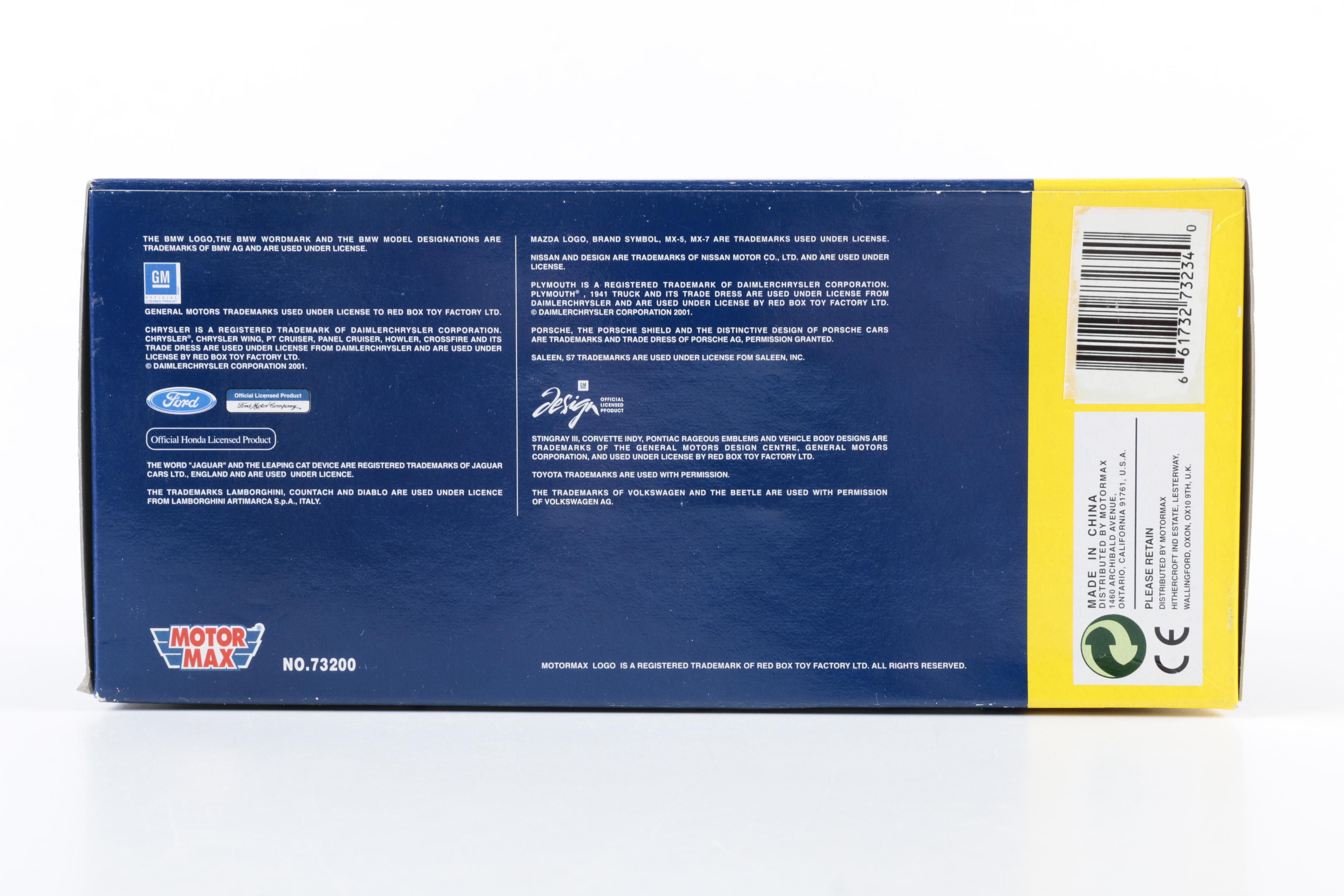 Assorted Die Cast Replica Cars