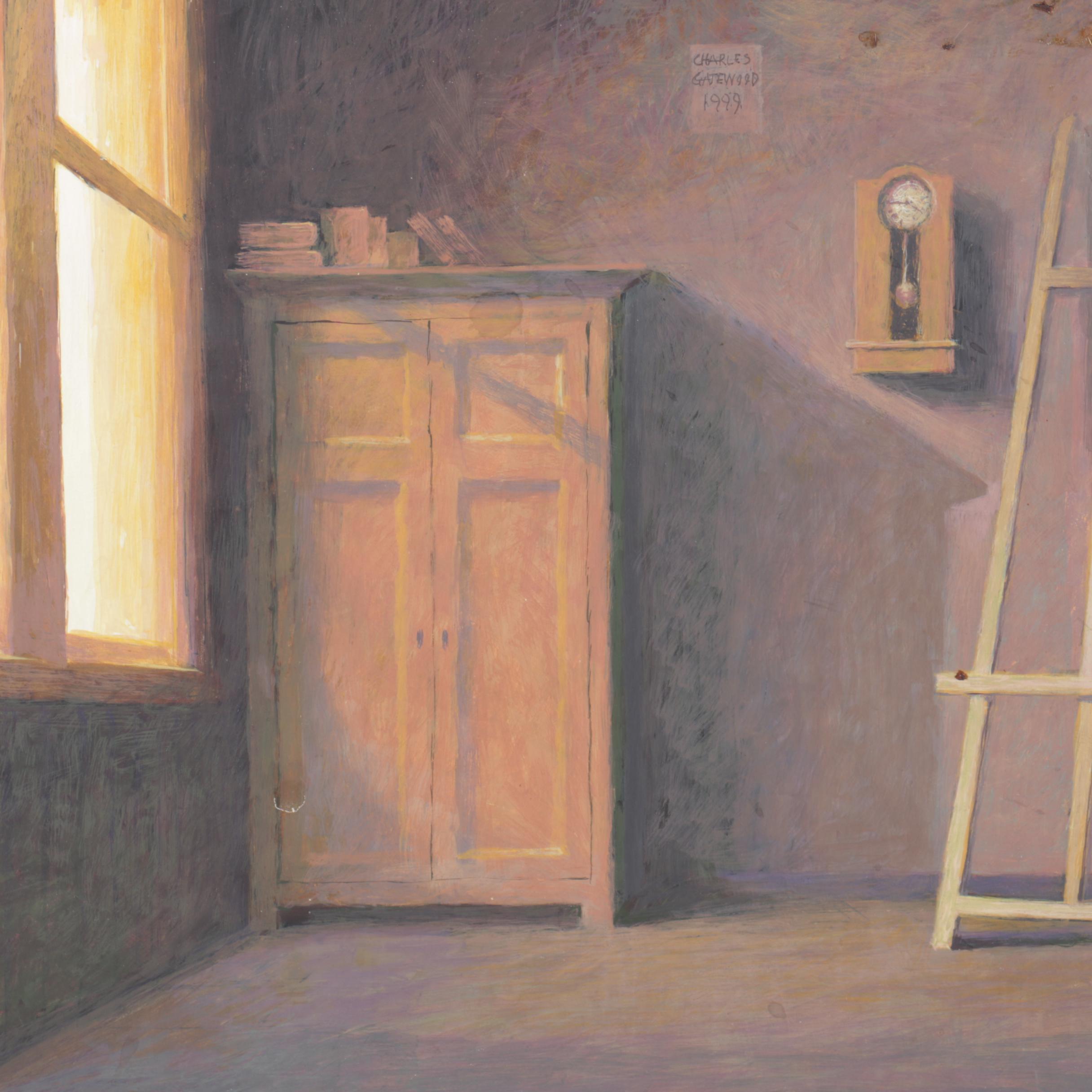 Charles Gatewood Tempera on Panel "Summer Sun"