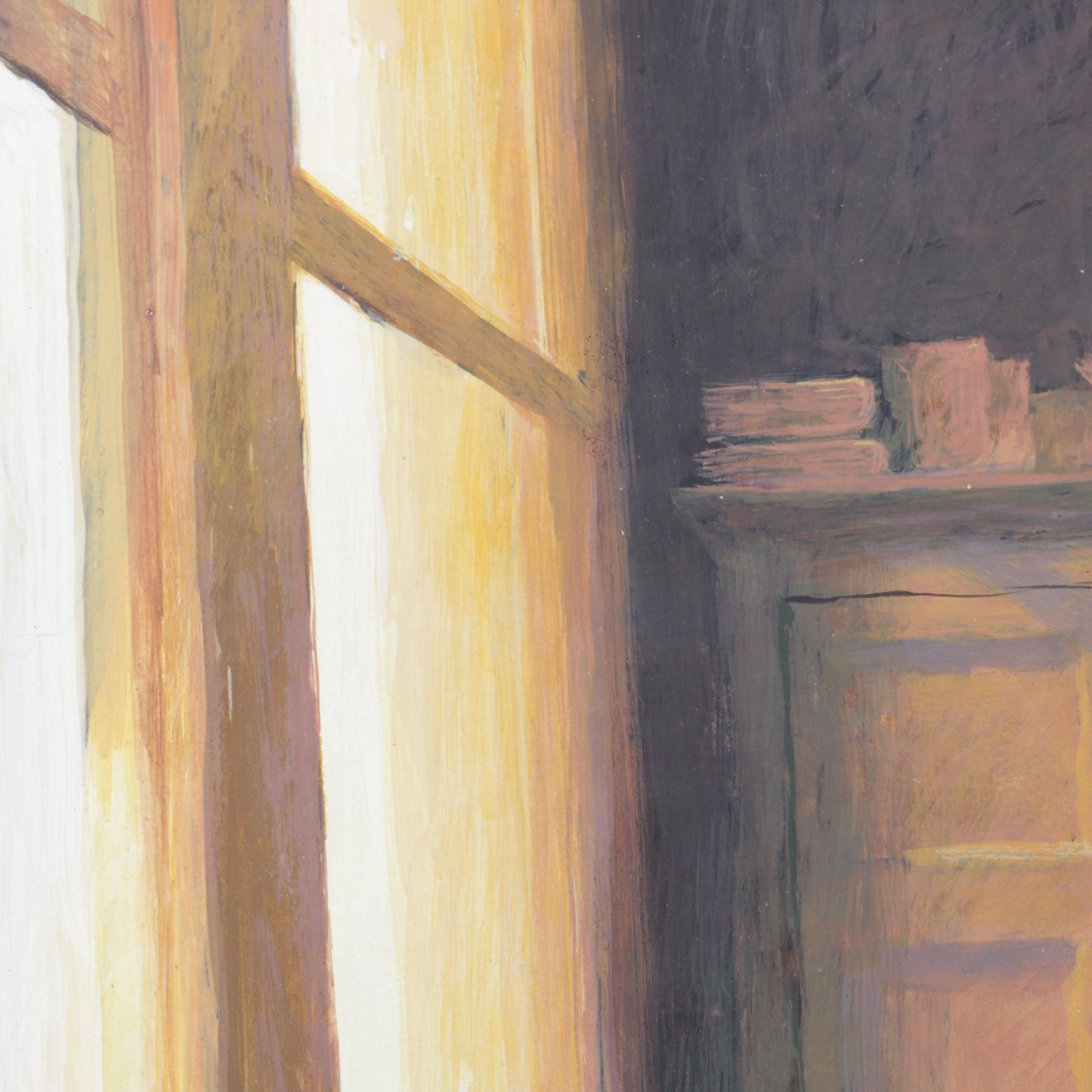 Charles Gatewood Tempera on Panel "Summer Sun"