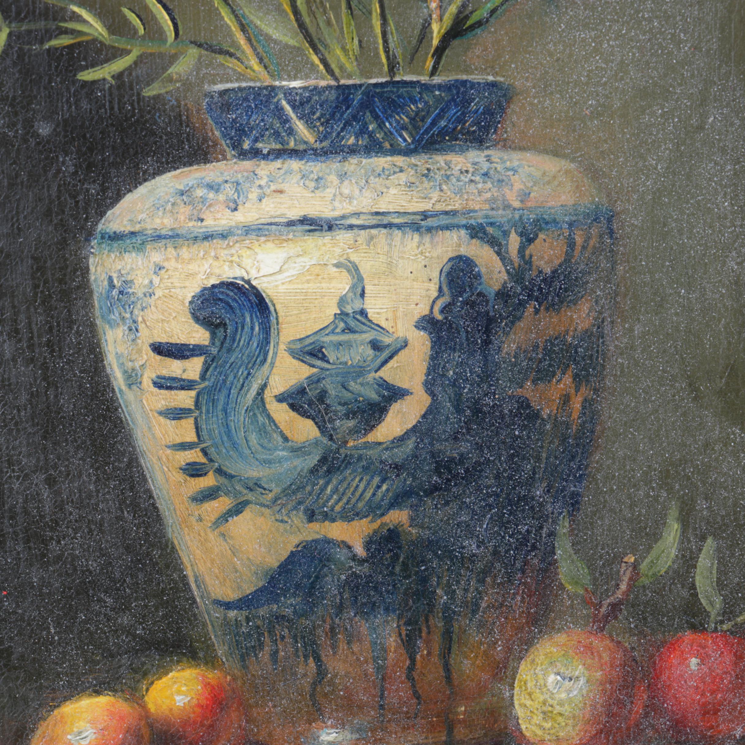 David Borenstein Still Life Oil Painting on Panel
