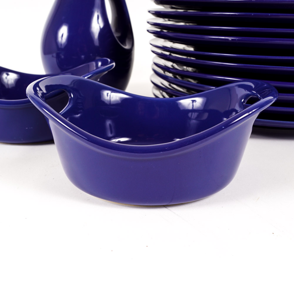 Rachel Ray Cobalt Blue Ceramic Tableware
