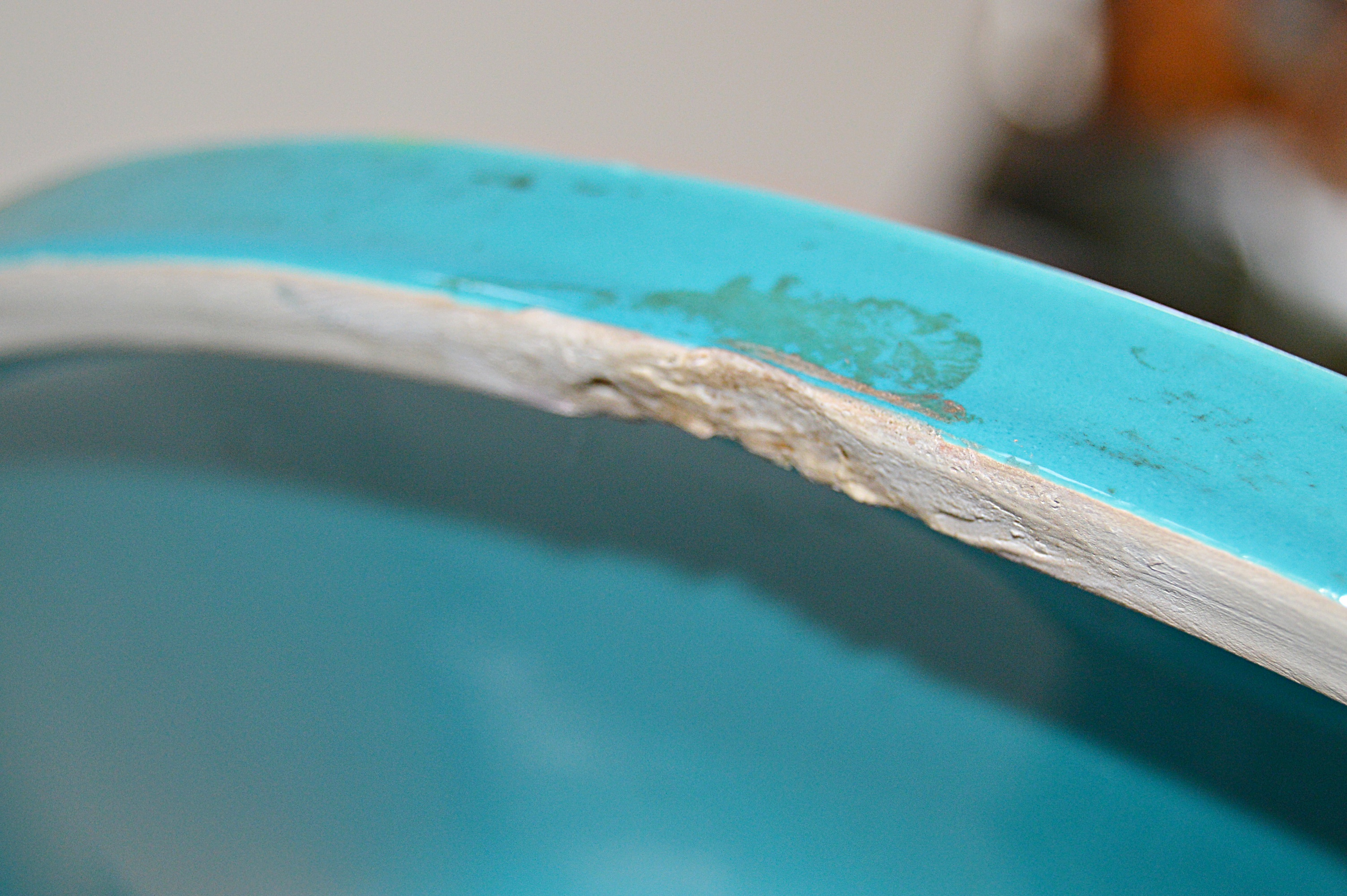 Mid Century Modern Floral-Enameled Tulip Side Tables