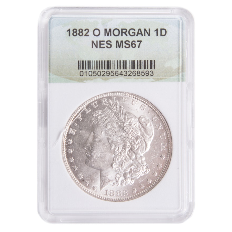 1882-O Morgan Silver Dollar