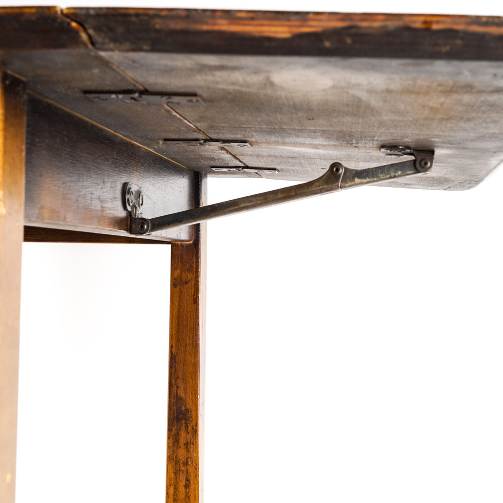 Vintage Wooden Rolling Cart