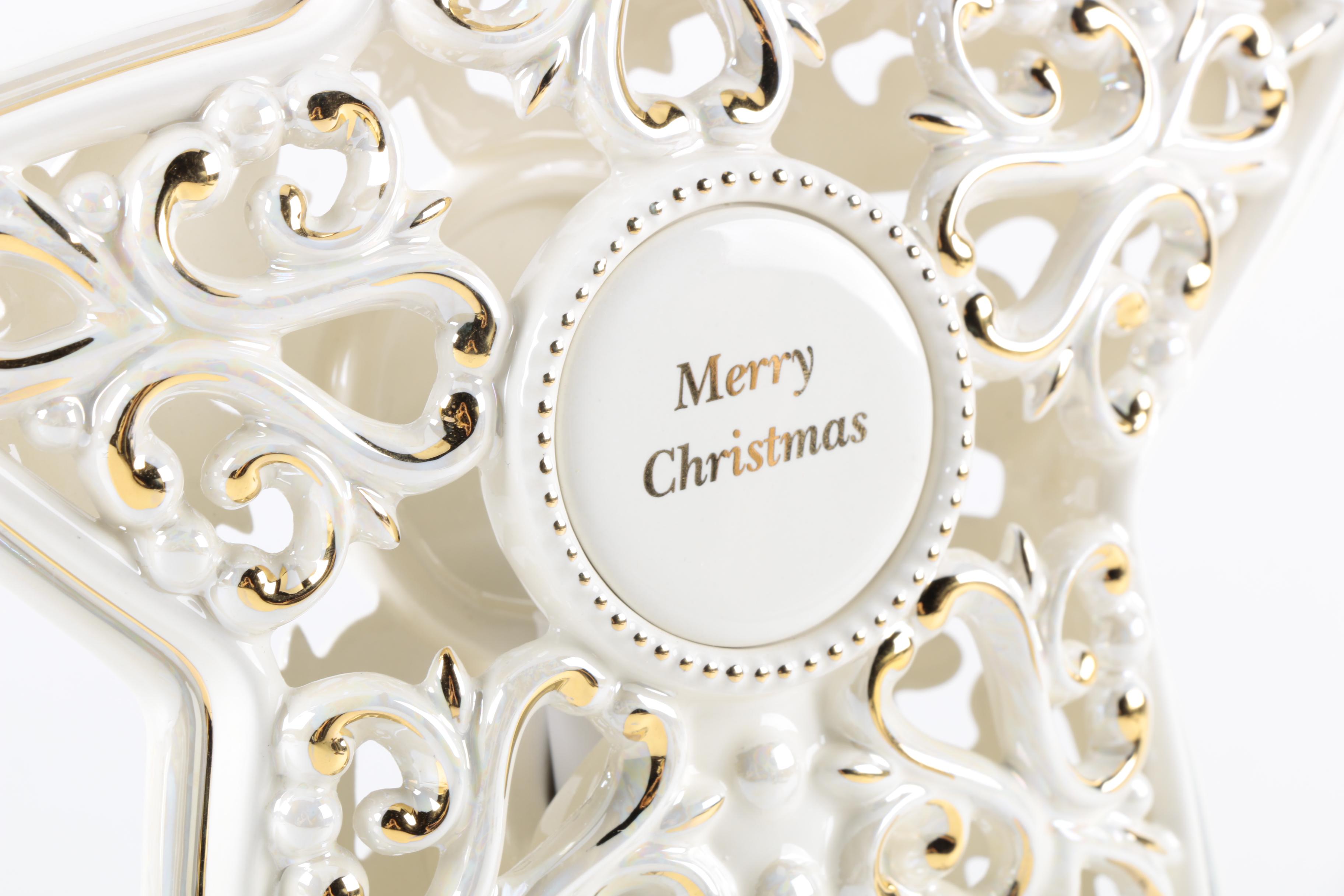 Lenox Christmas Tree Topper and Decor