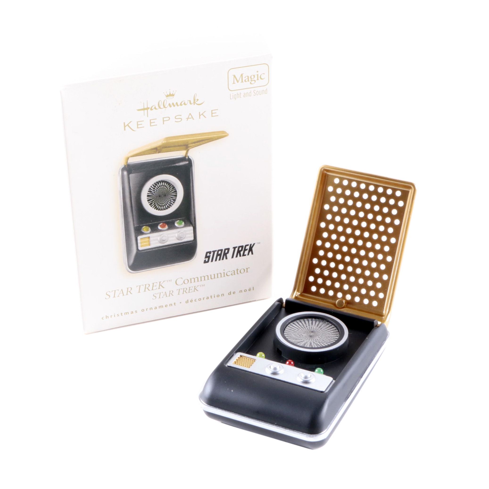 Hallmark Keepsake Star Trek Communicator Christmas Tree Ornament