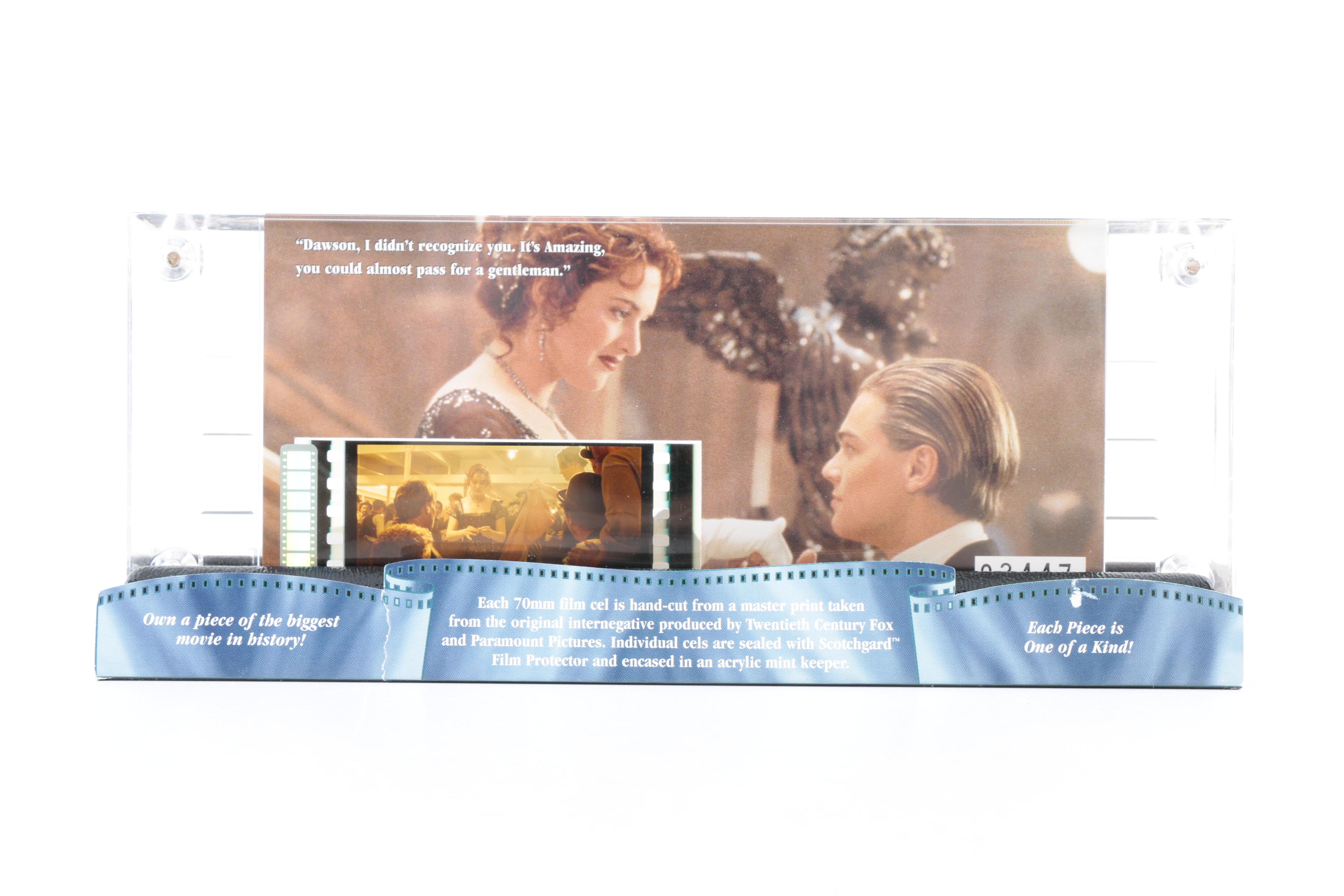 "Titanic" 70MM Film Cel In Frame