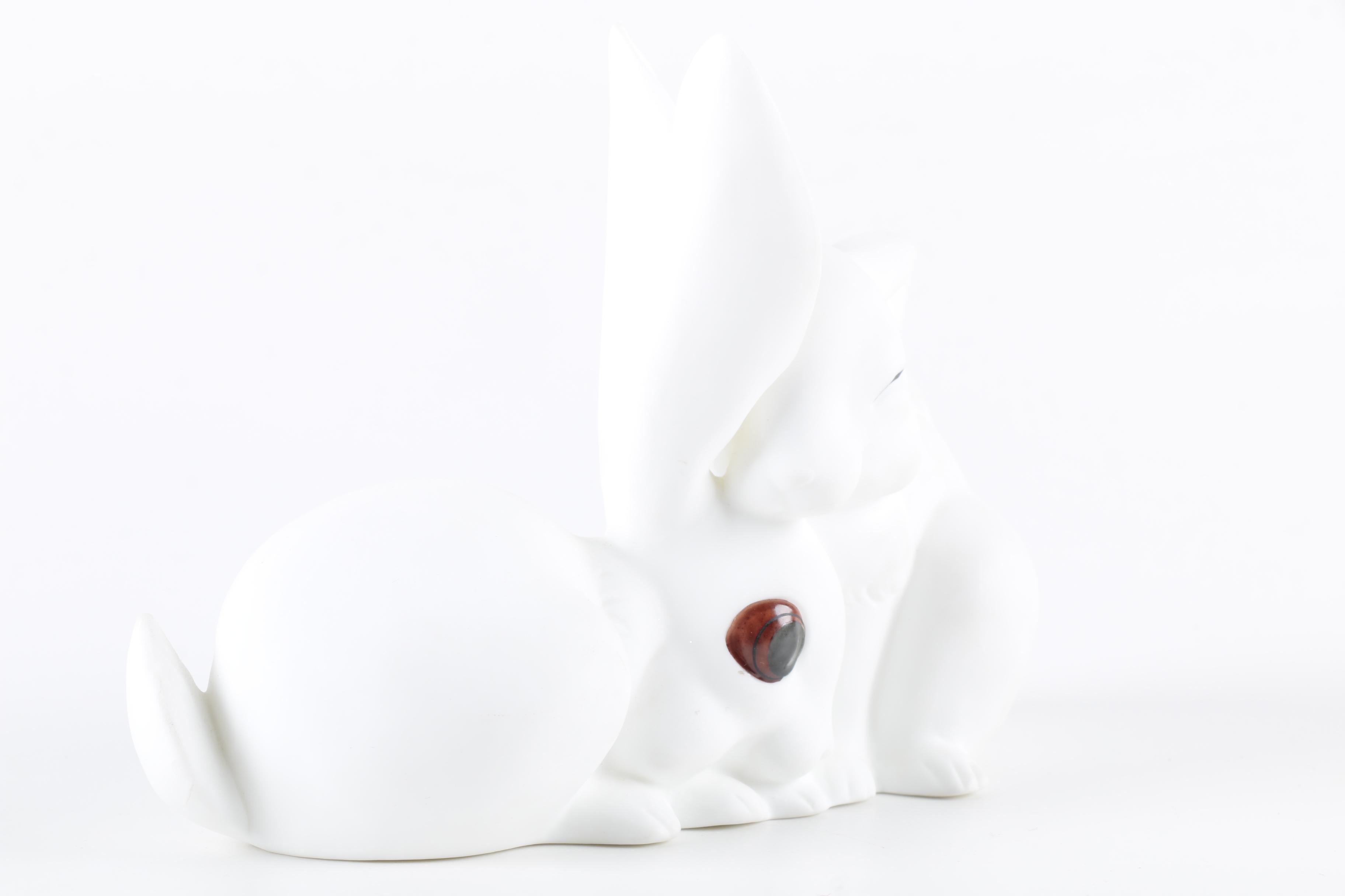 George Good Bone China Rabbit Figurines