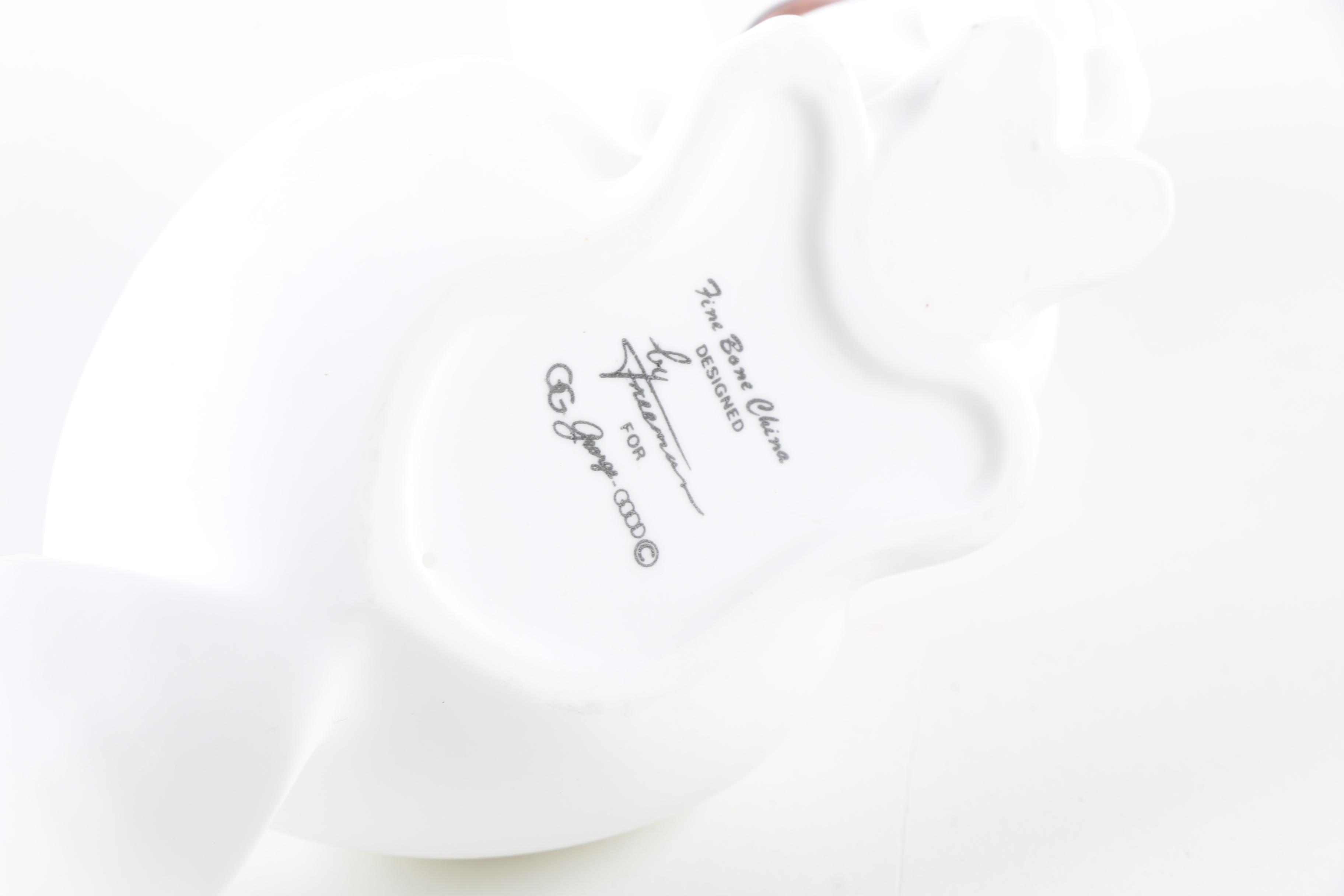 George Good Bone China Rabbit Figurines