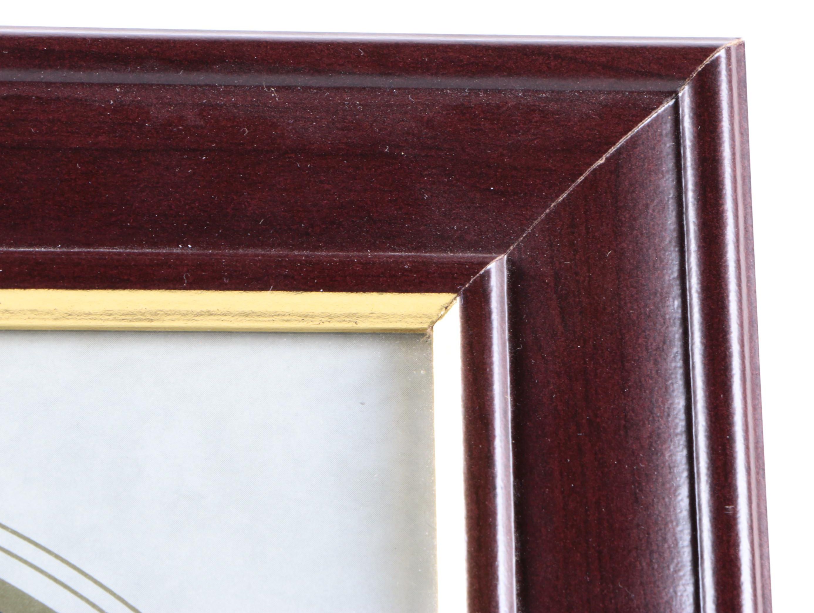 Framed Blown Glass Cutty Sark Model