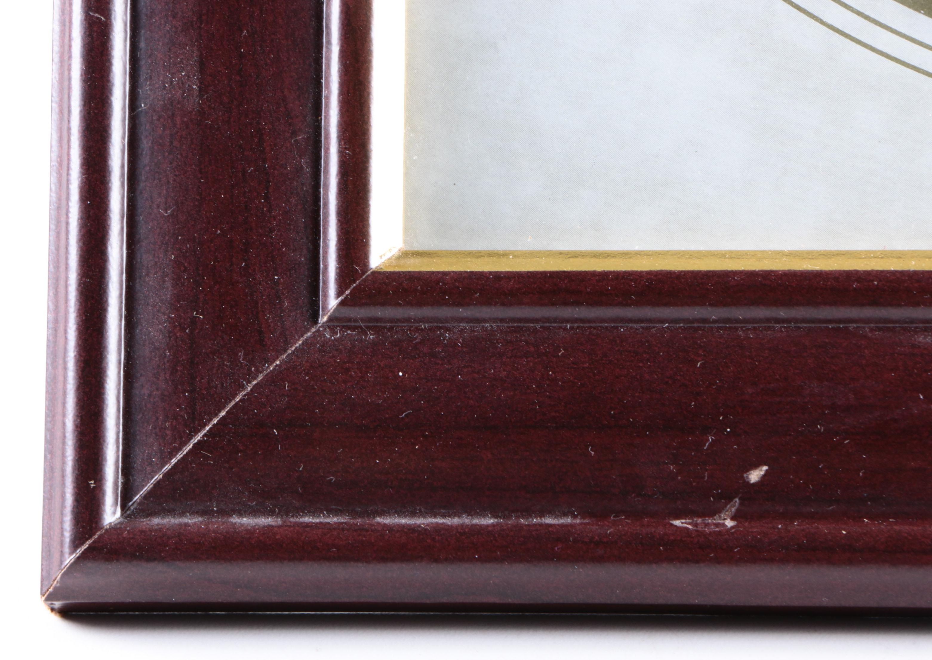 Framed Blown Glass Cutty Sark Model