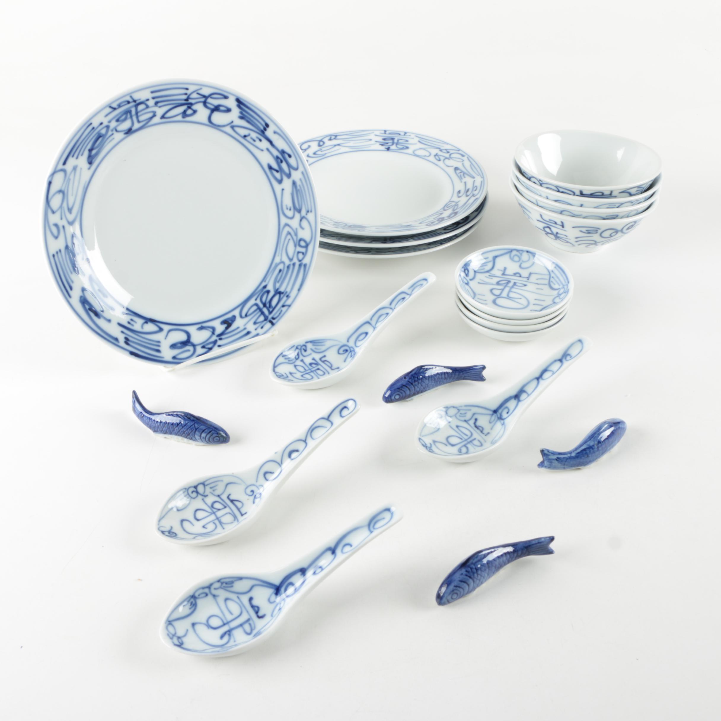 Canton Express "Double Happiness" Porcelain Tableware