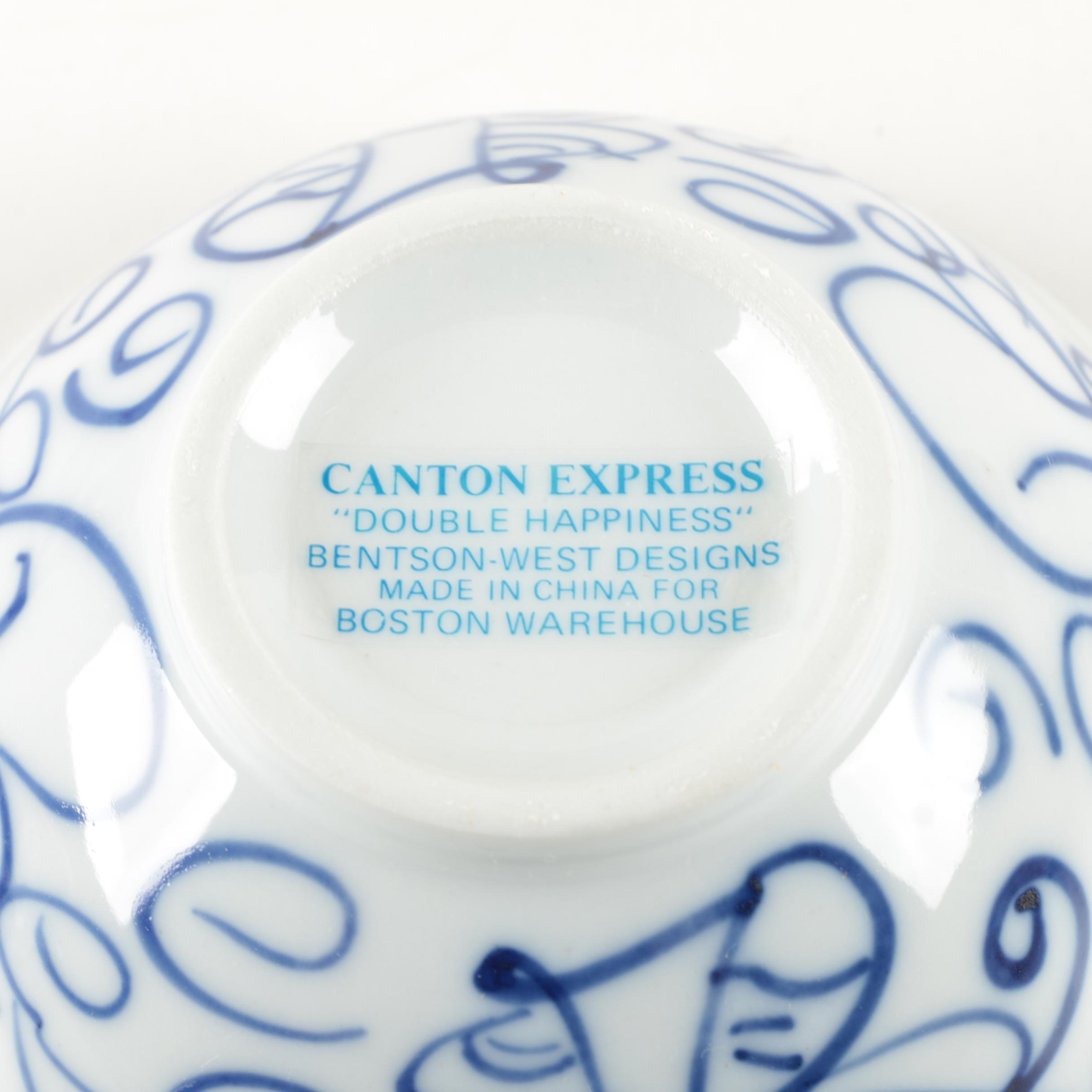 Canton Express "Double Happiness" Porcelain Tableware