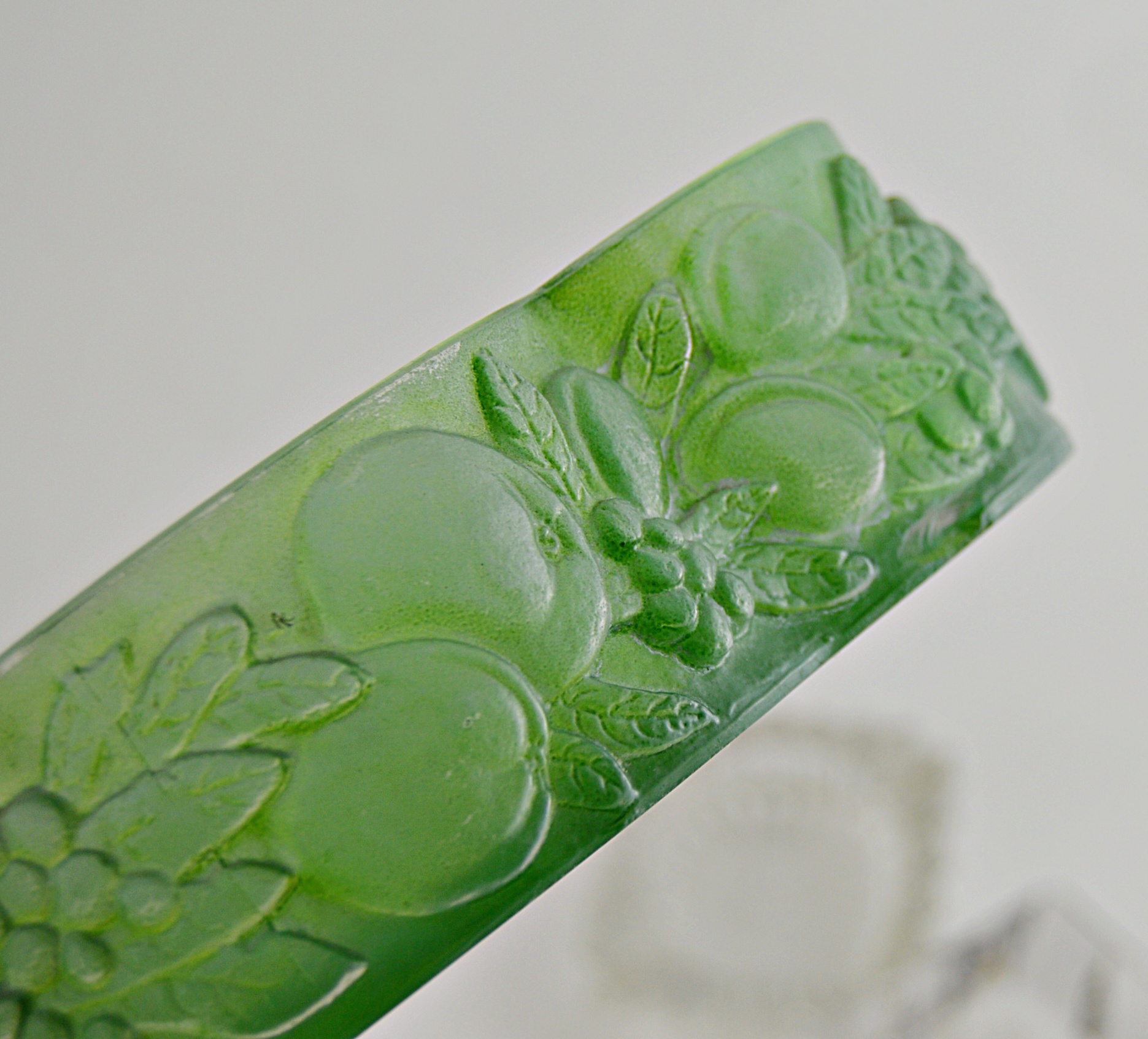 Vintage Glassware with Mary Gregory Trinket Box